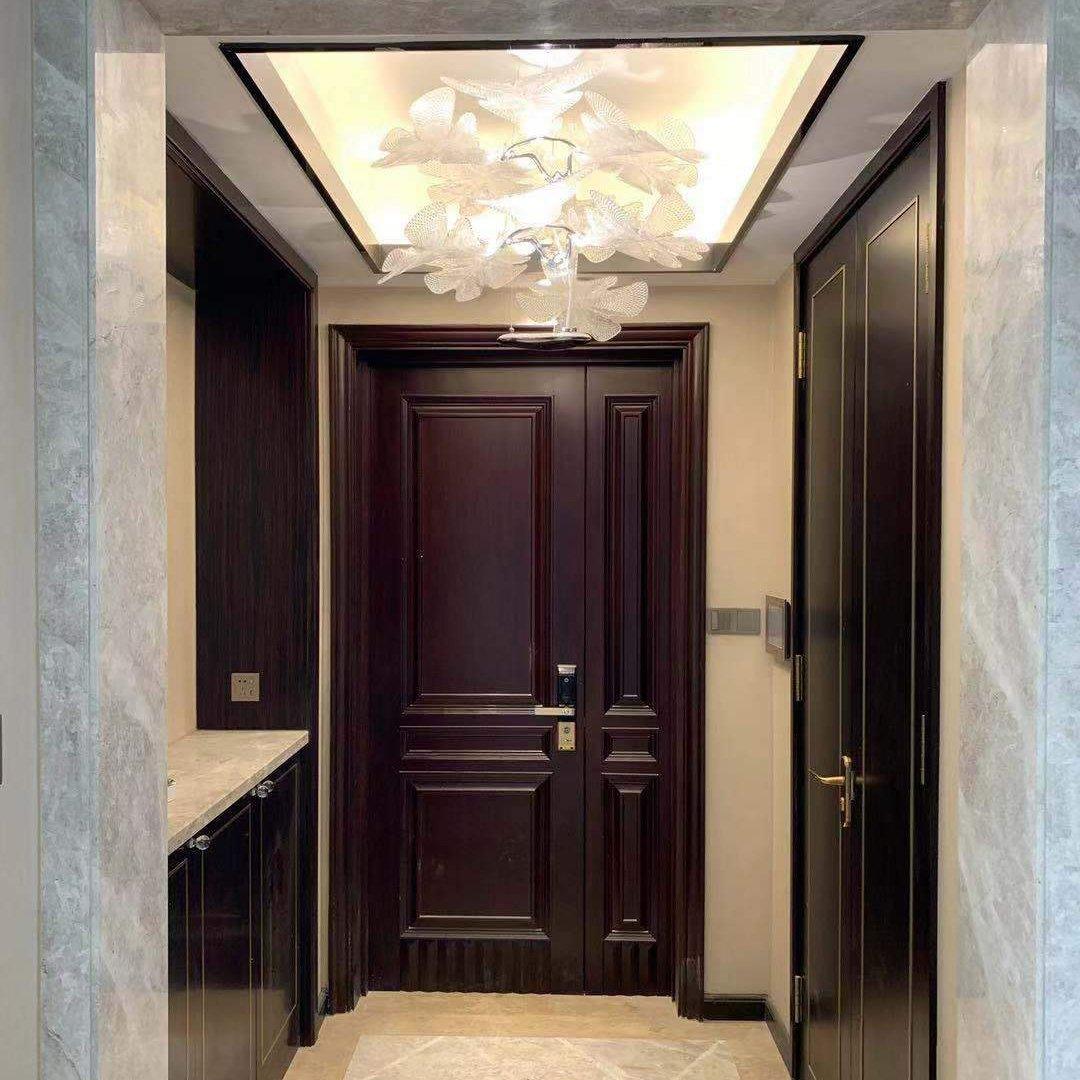 Ravis Chandelier Suspension Clear Leaf
