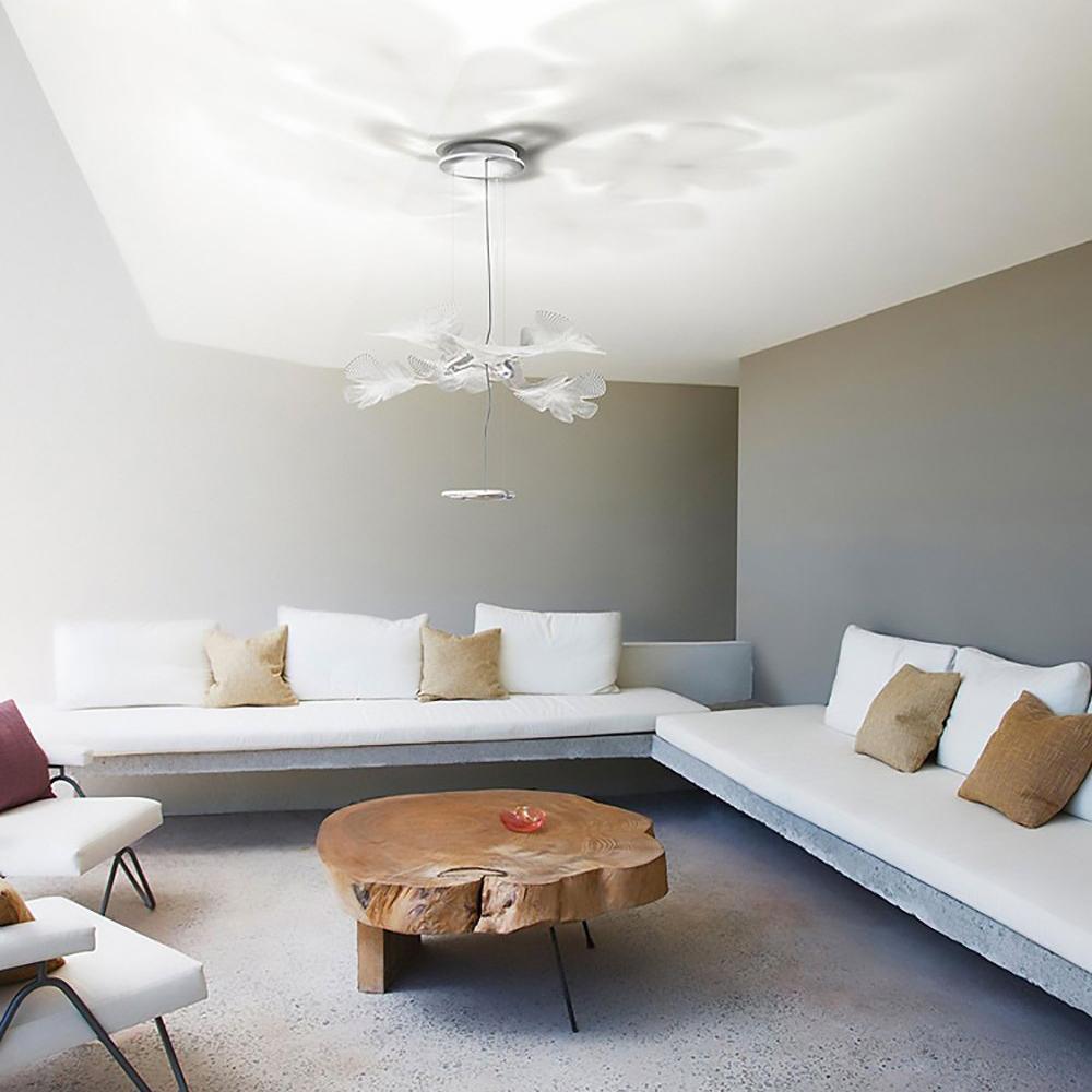Ravis Chandelier Suspension Clear Leaf
