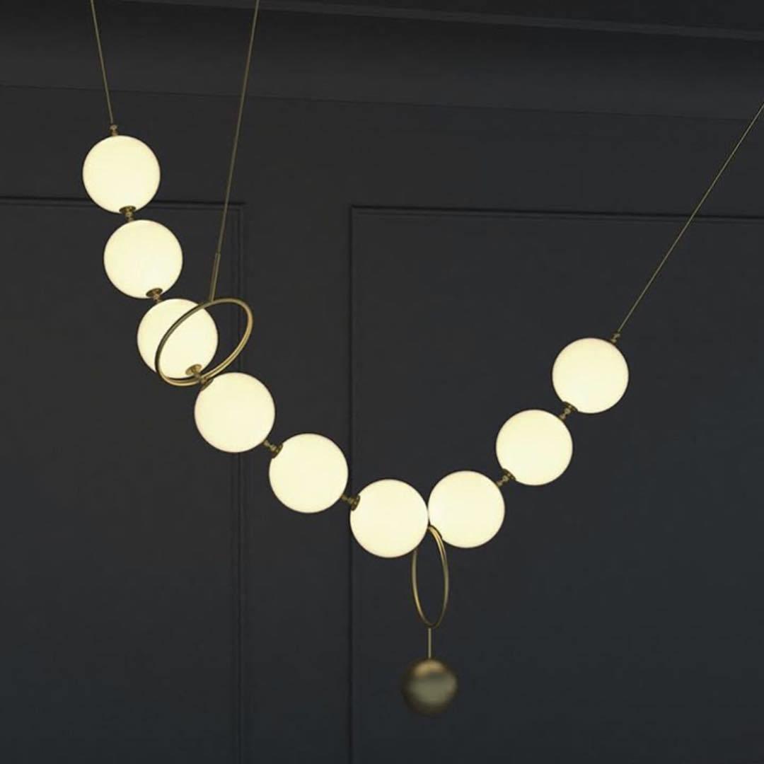 Eirinielle Pendant Lamp Necklace Glass