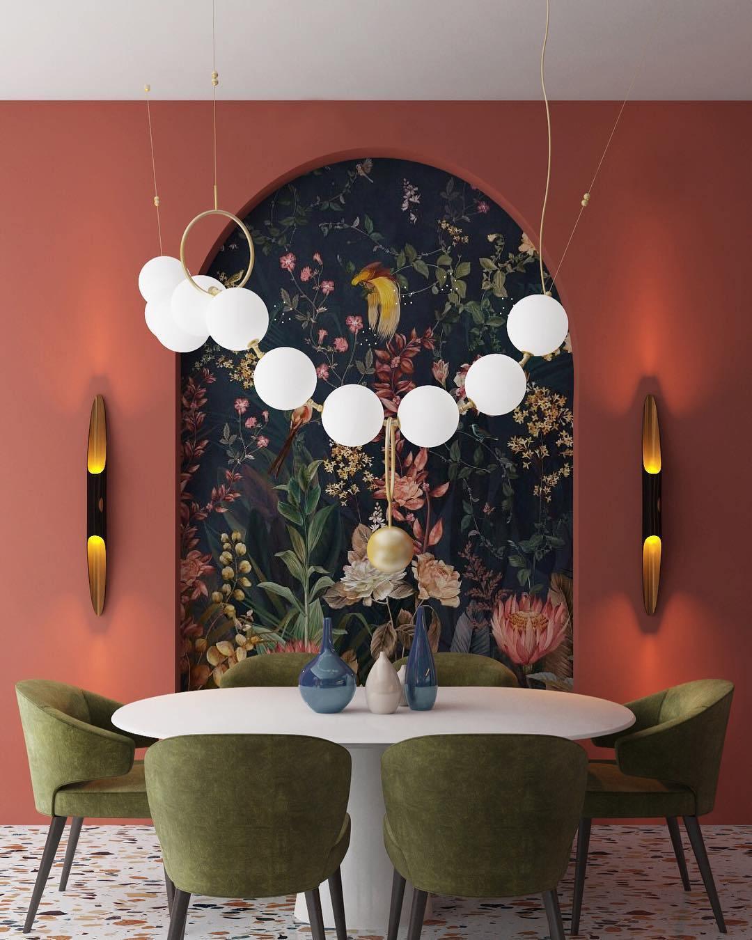 Lustra Pendant Lamp Necklace Glass - Neutral Decor