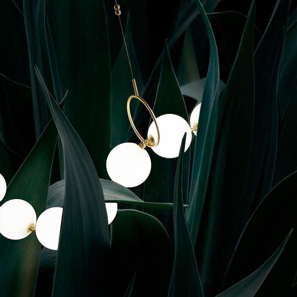 Lustra Pendant Lamp Necklace Glass - Neutral Decor