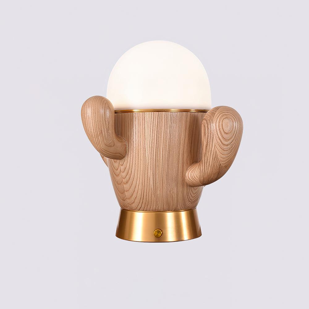 Solivice Wooden Whimsical Table Lamp