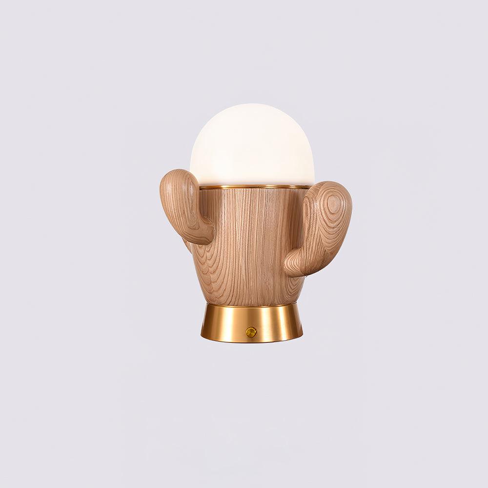 Solivice Wooden Whimsical Table Lamp