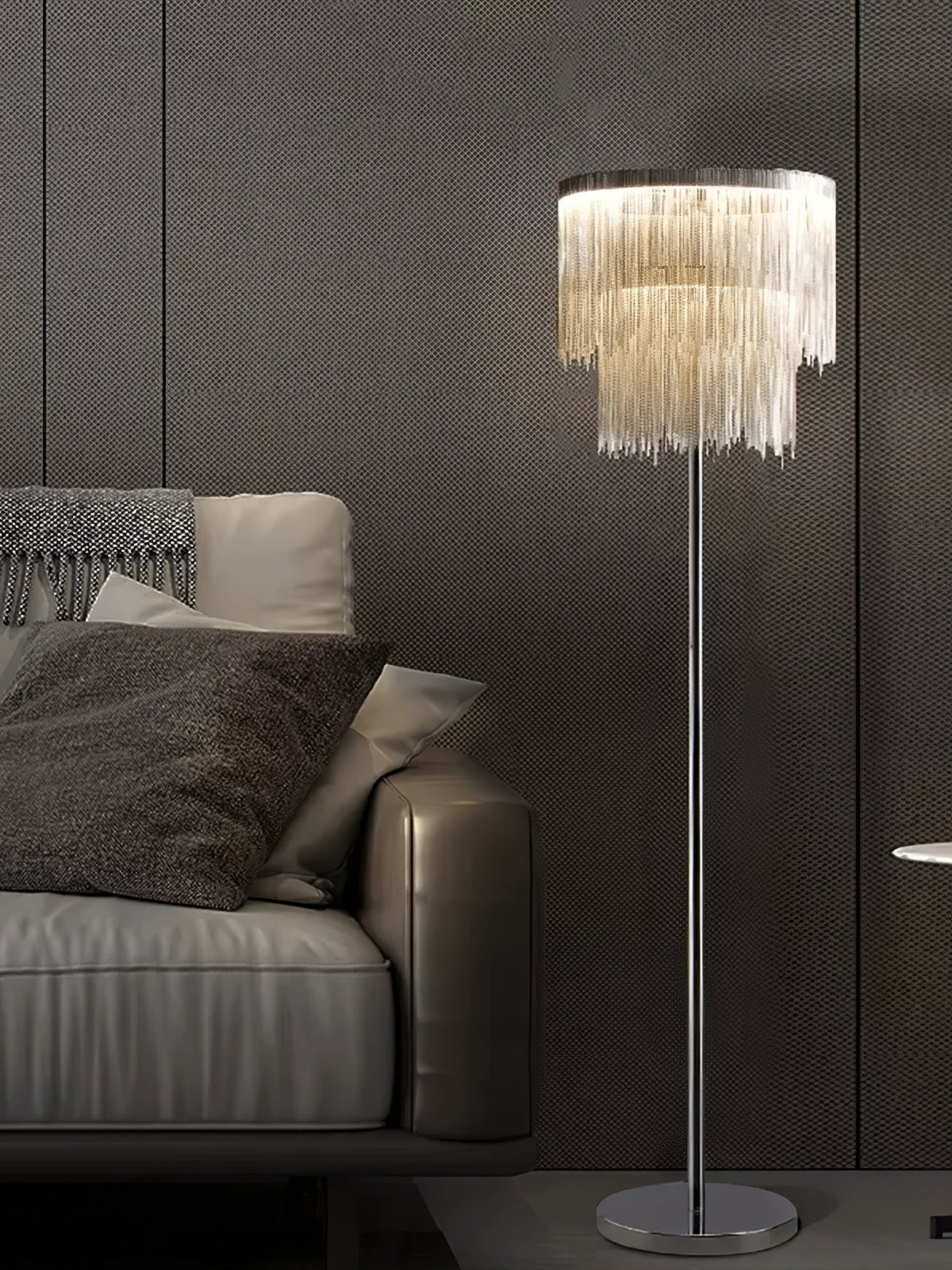 Fringe Cadena Tassel Floor Lamp