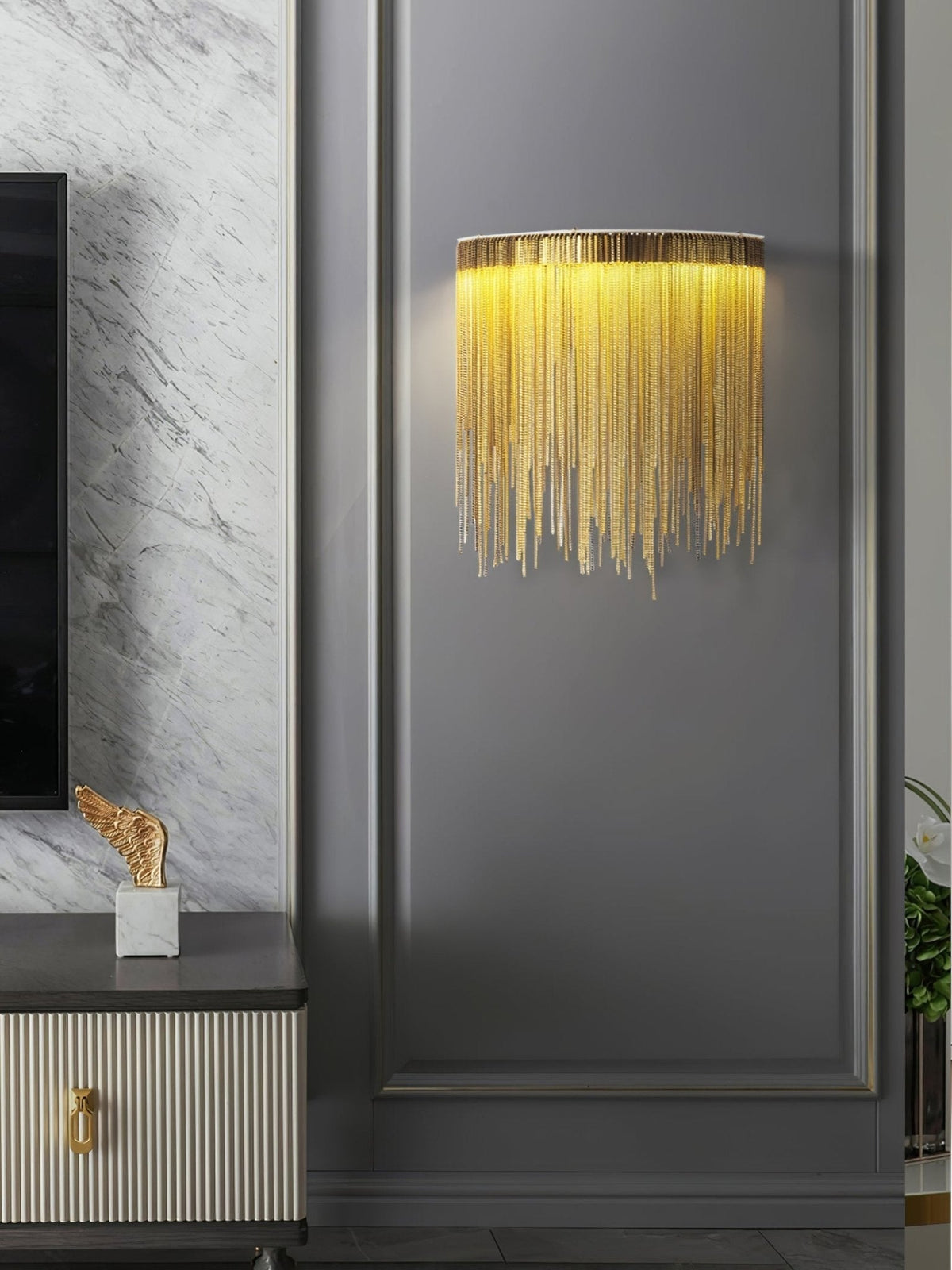 Gove Steel Elegant Wall Lamp