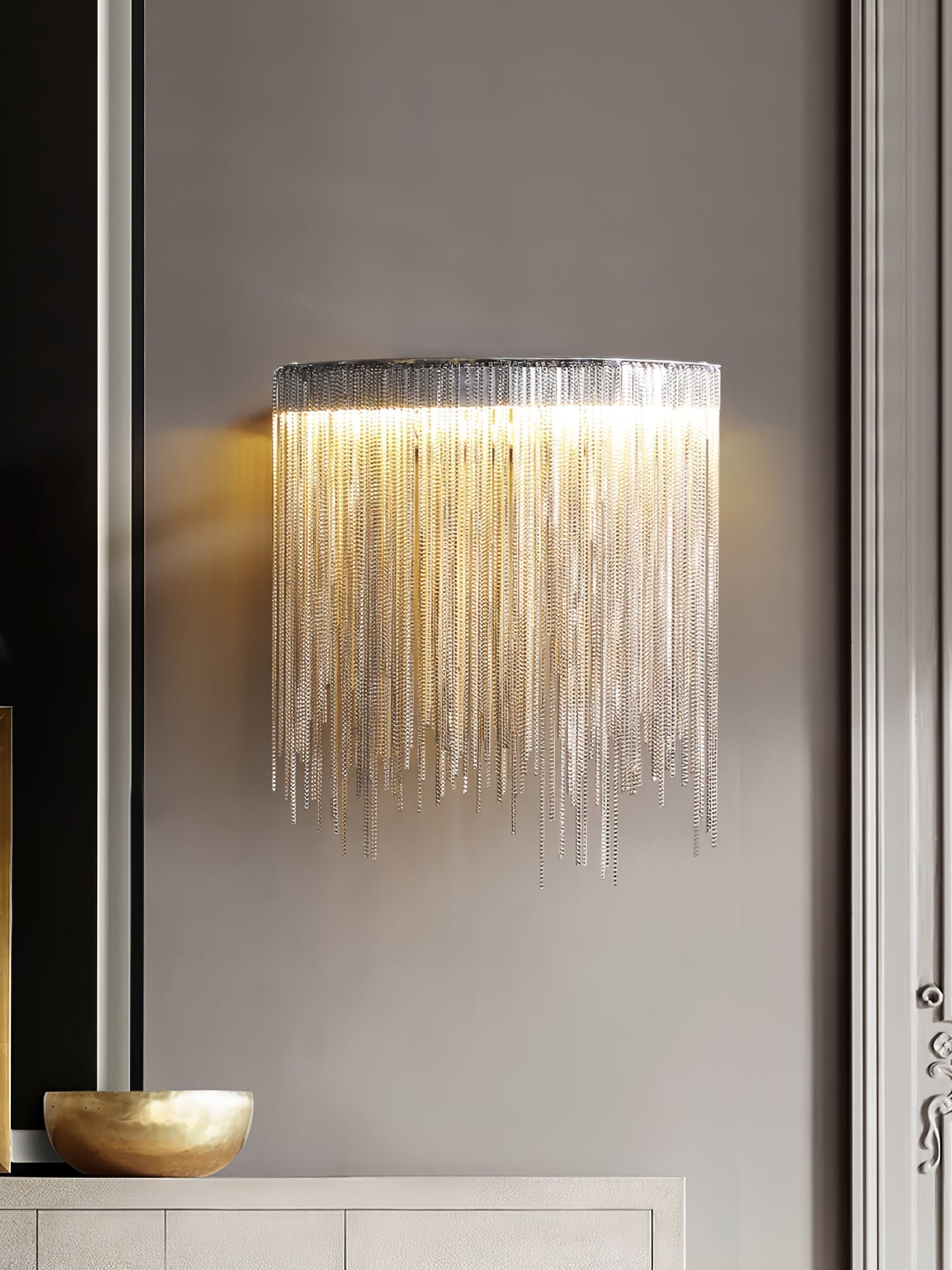 Gove Steel Elegant Wall Lamp