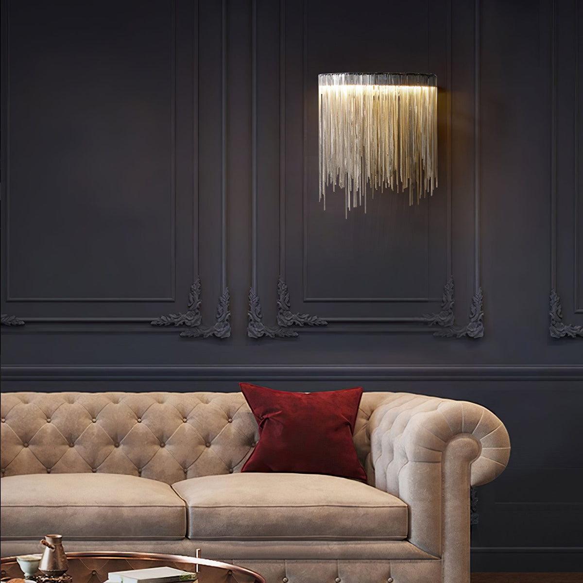 Gove Steel Elegant Wall Lamp