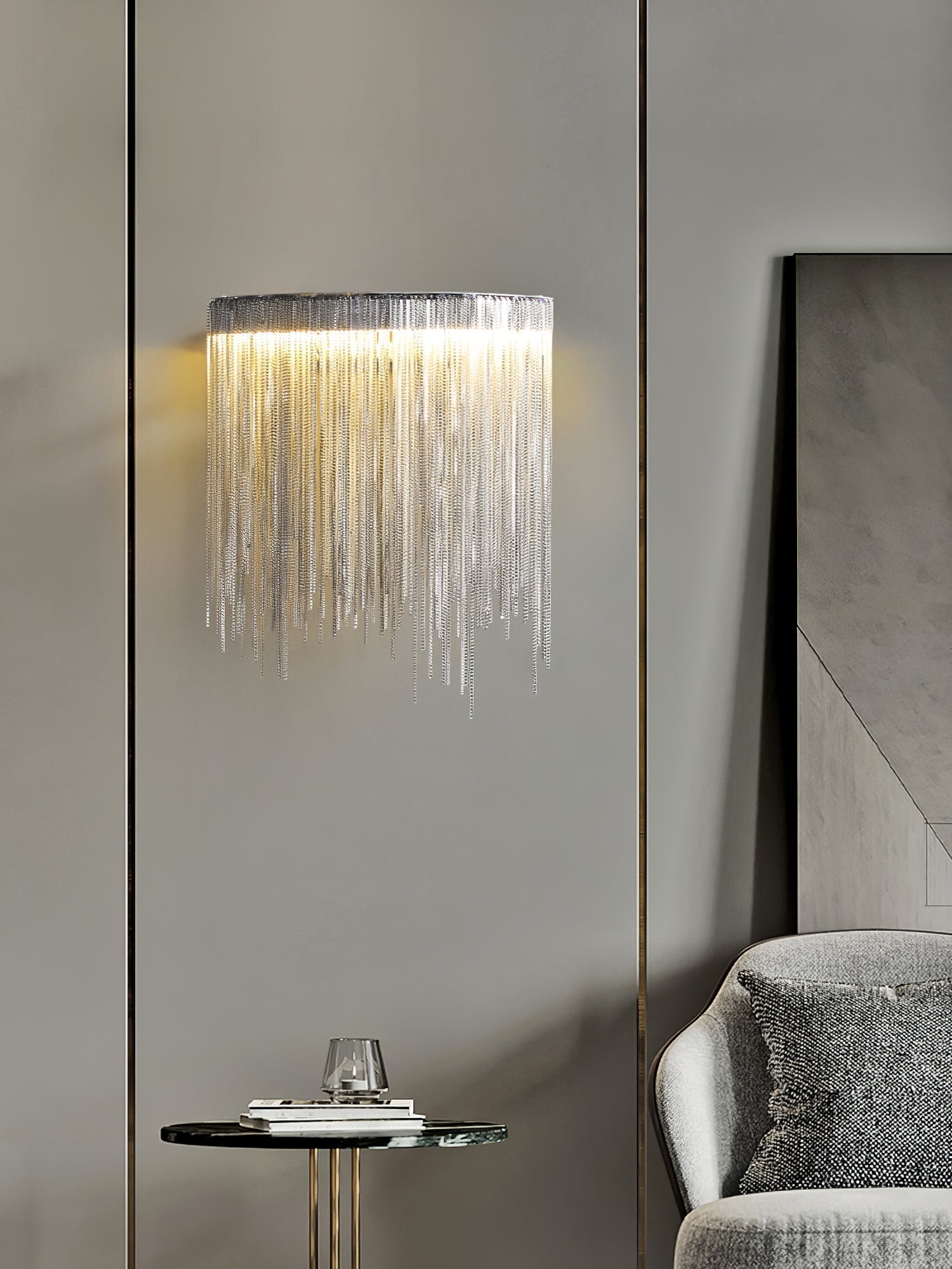 Gove Steel Elegant Wall Lamp
