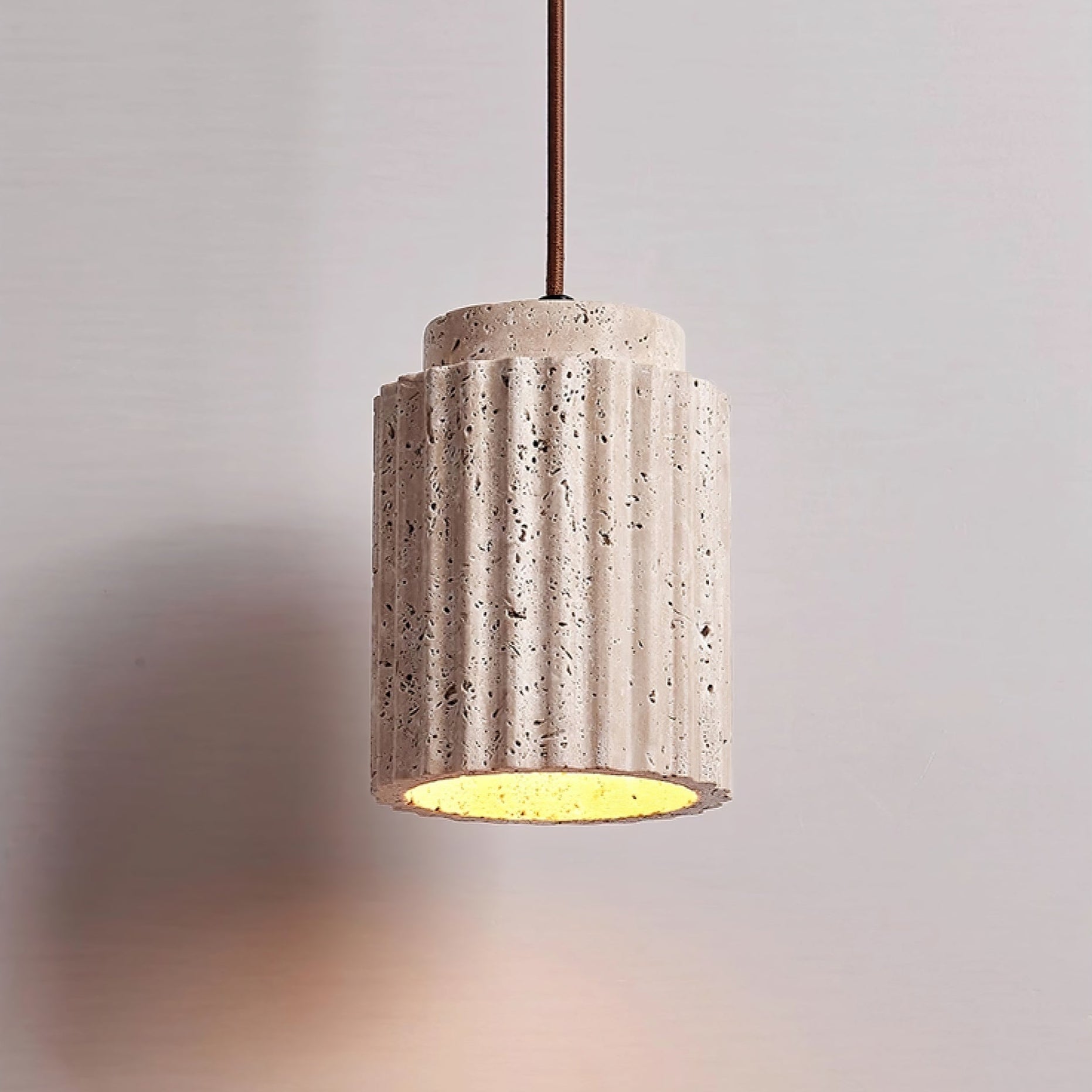 Serinaya Travertine Pendant Light