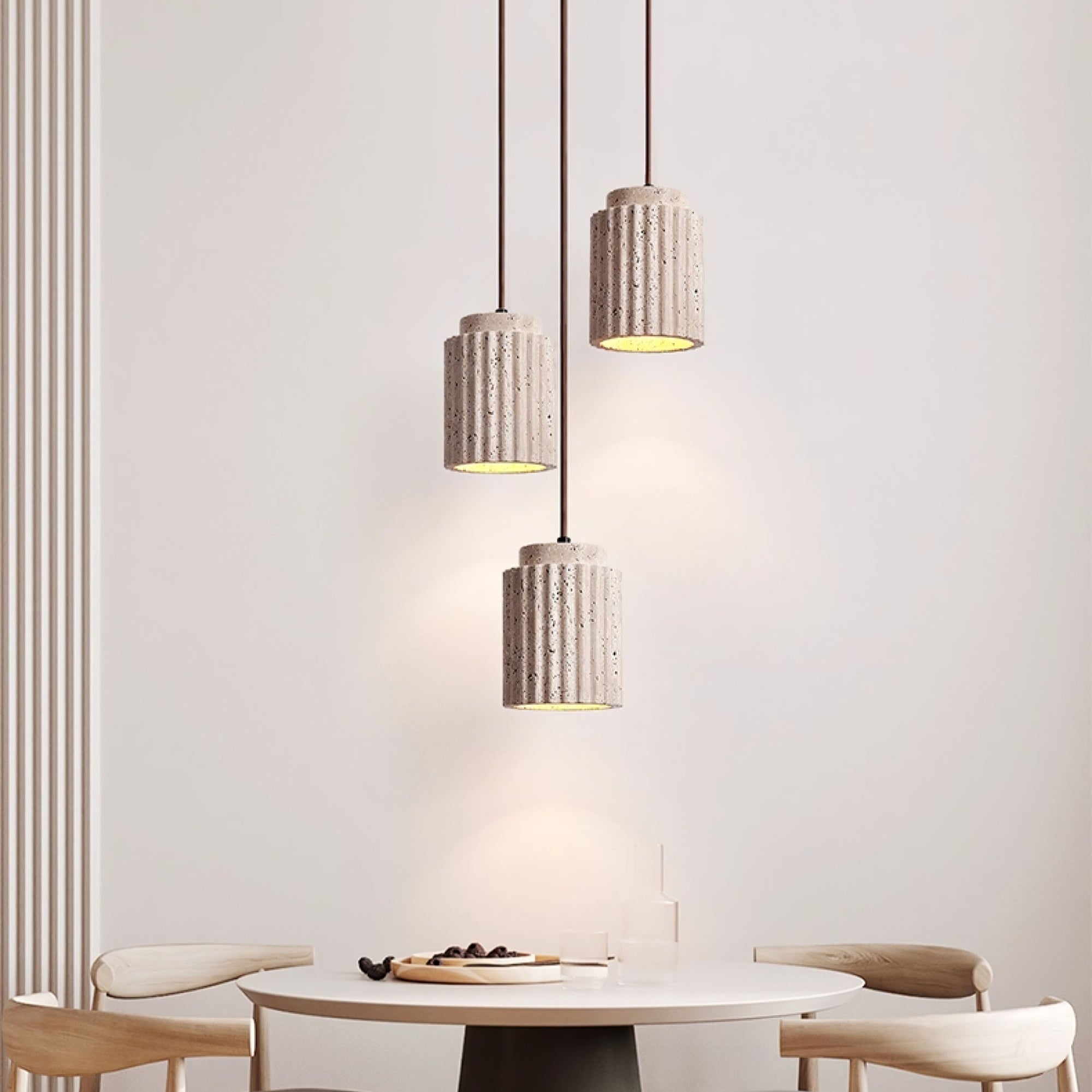 Serinaya Travertine Pendant Light
