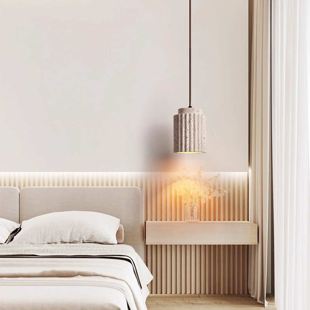Serinaya Travertine Pendant Light