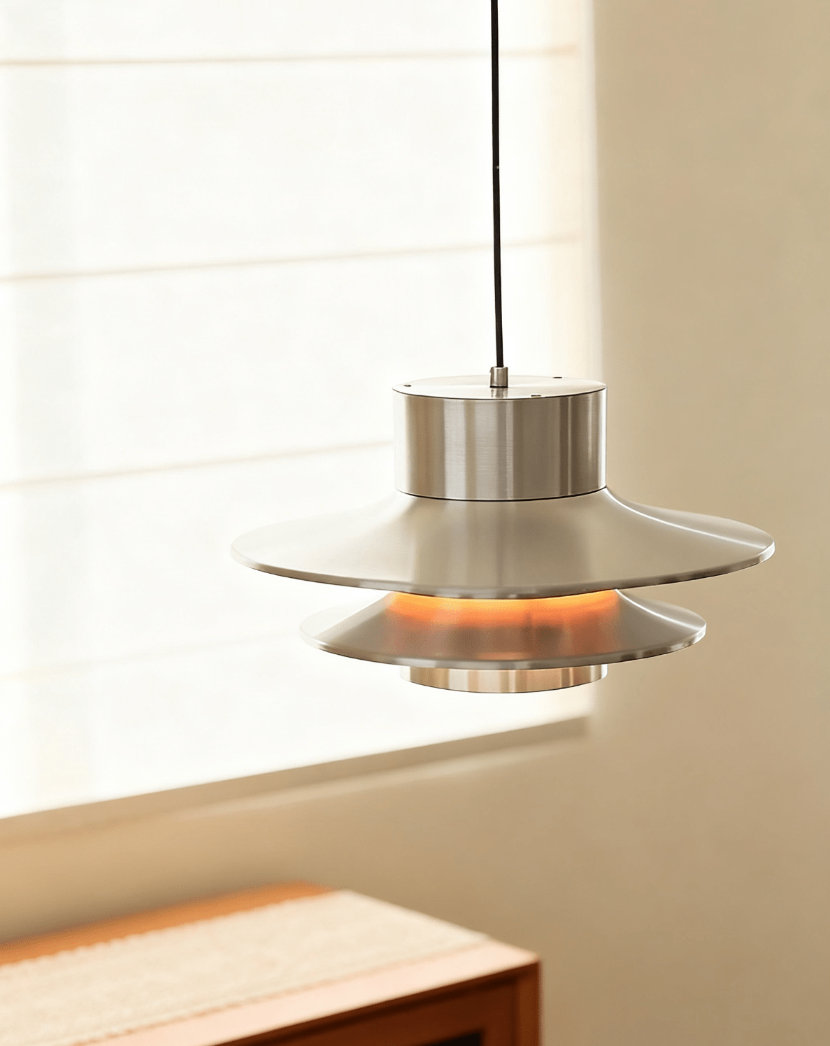 Ulux Chrome Pendant Light
