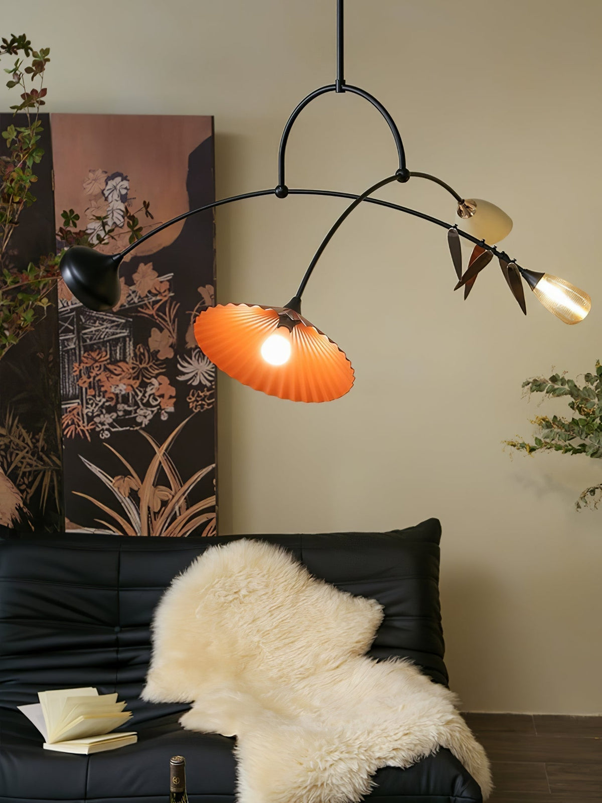 FloraCurv Glass Artisan Pendant Light