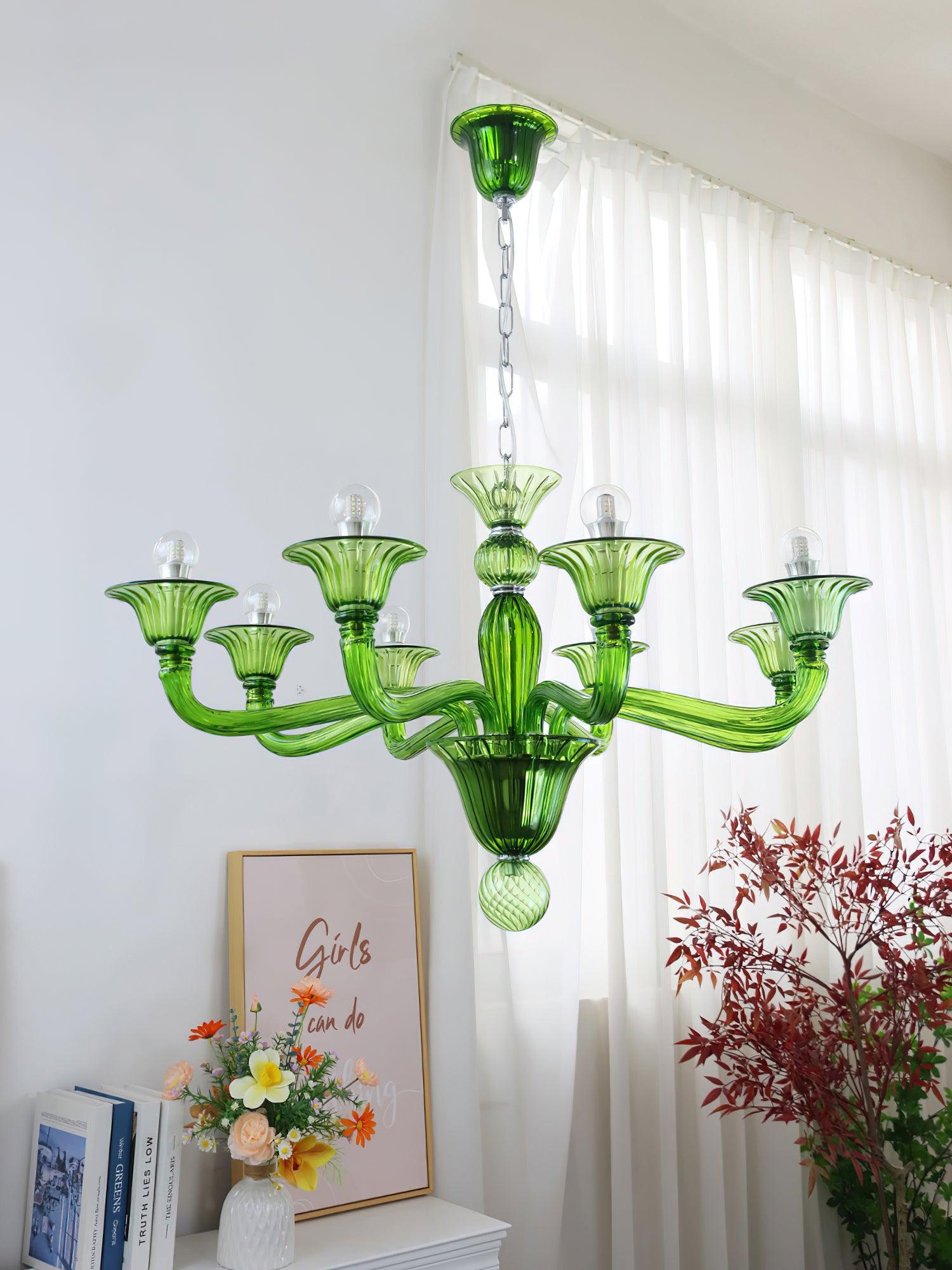 Vase Chandelier Murano Glass Exotic