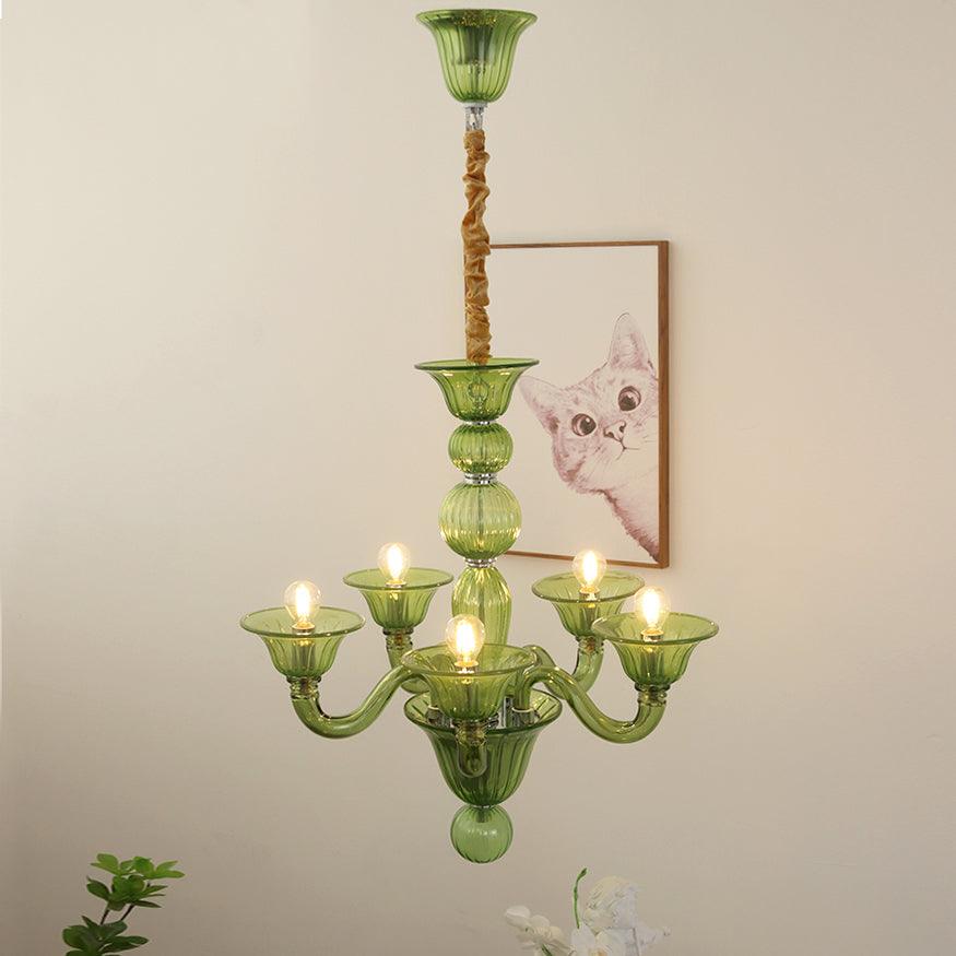 Vase Chandelier Murano Glass Exotic