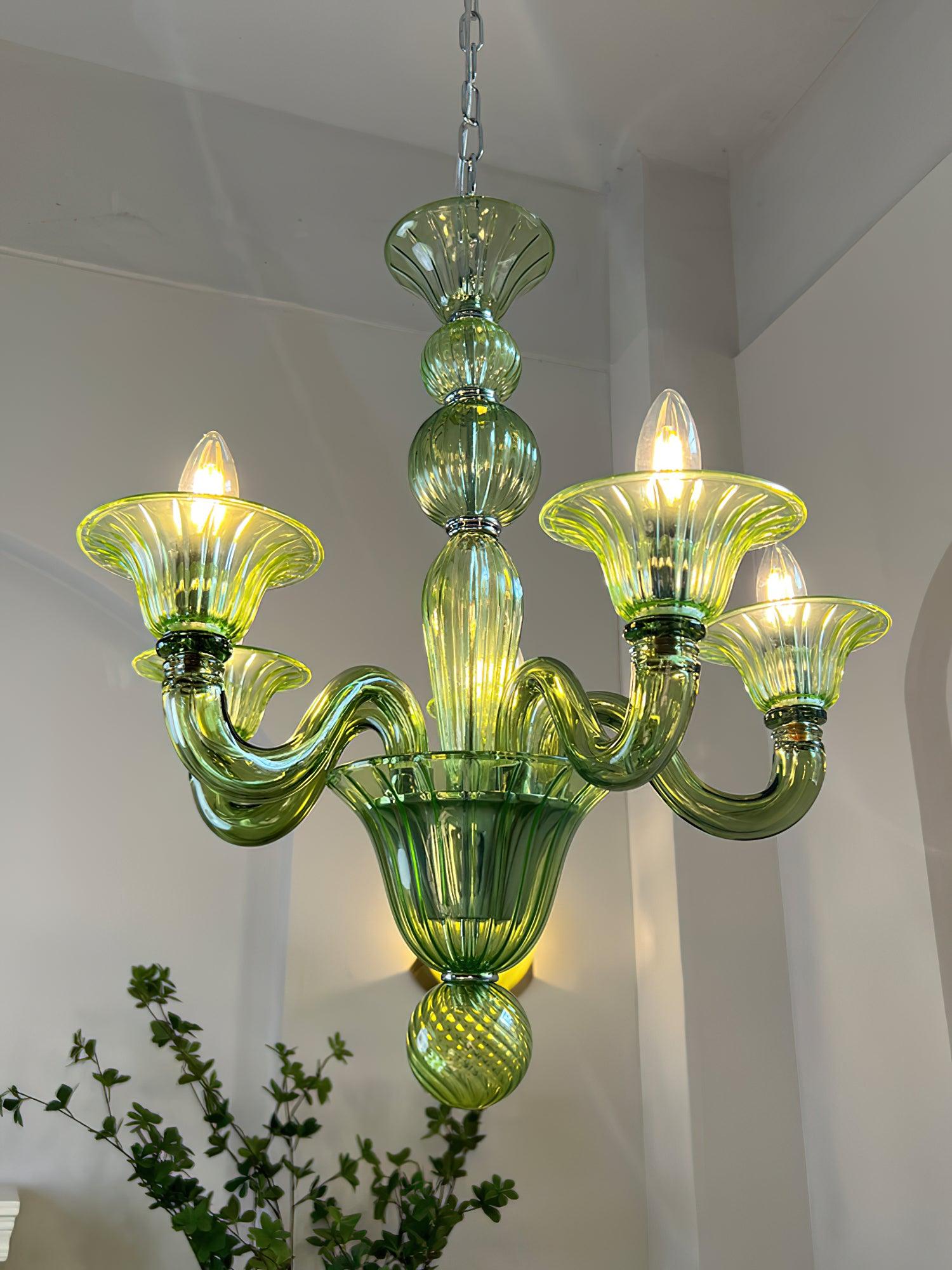 Vase Chandelier Murano Glass Exotic