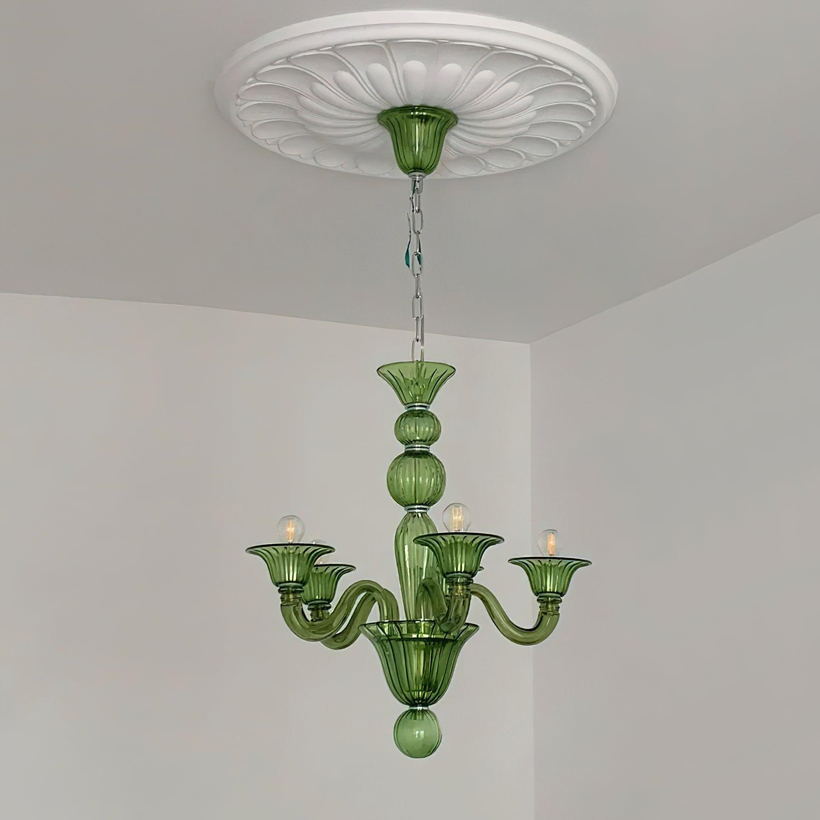 Vase Chandelier Murano Glass Exotic