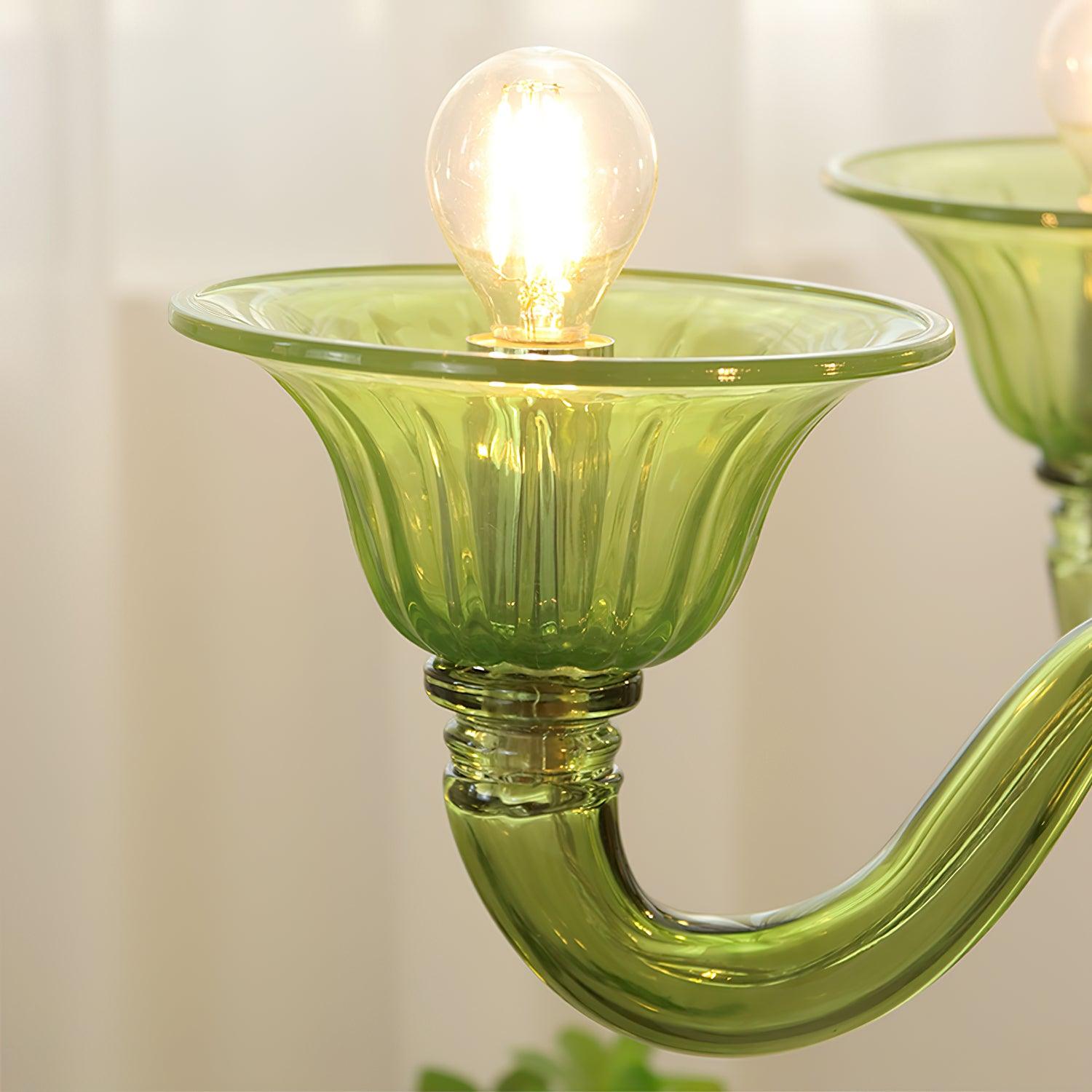 Vase Chandelier Murano Glass Exotic