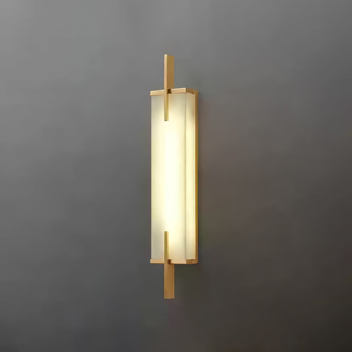 Komino Rectangular Alabaster Wall Light