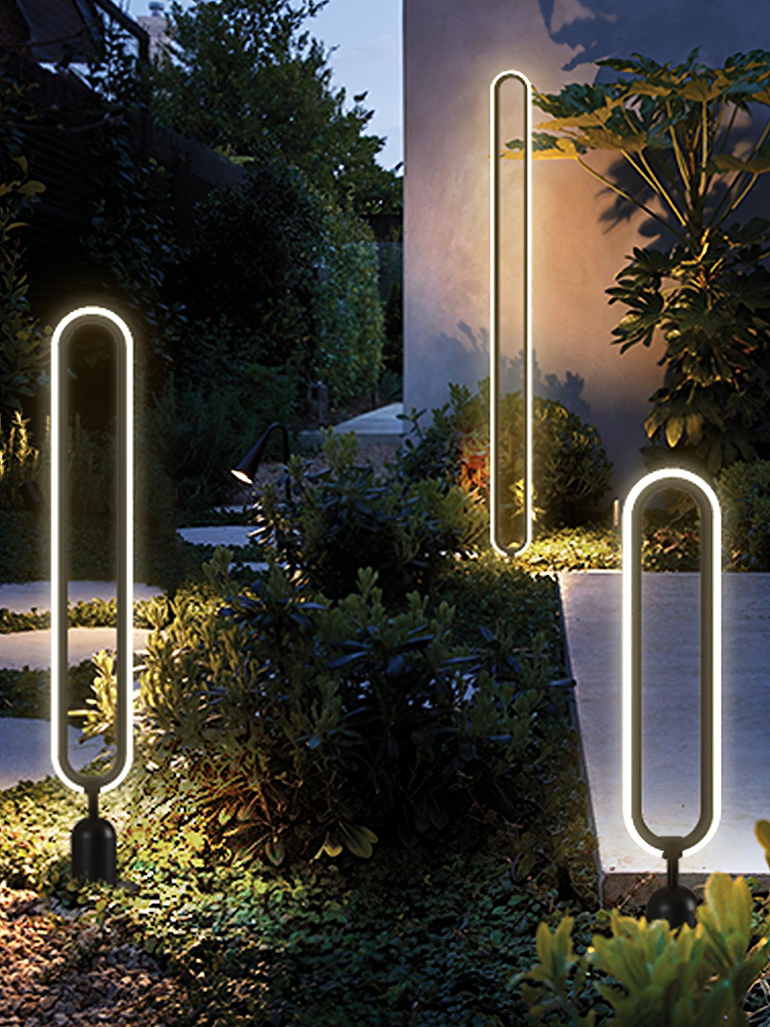 Ovalor Black Garden Outdoor Light