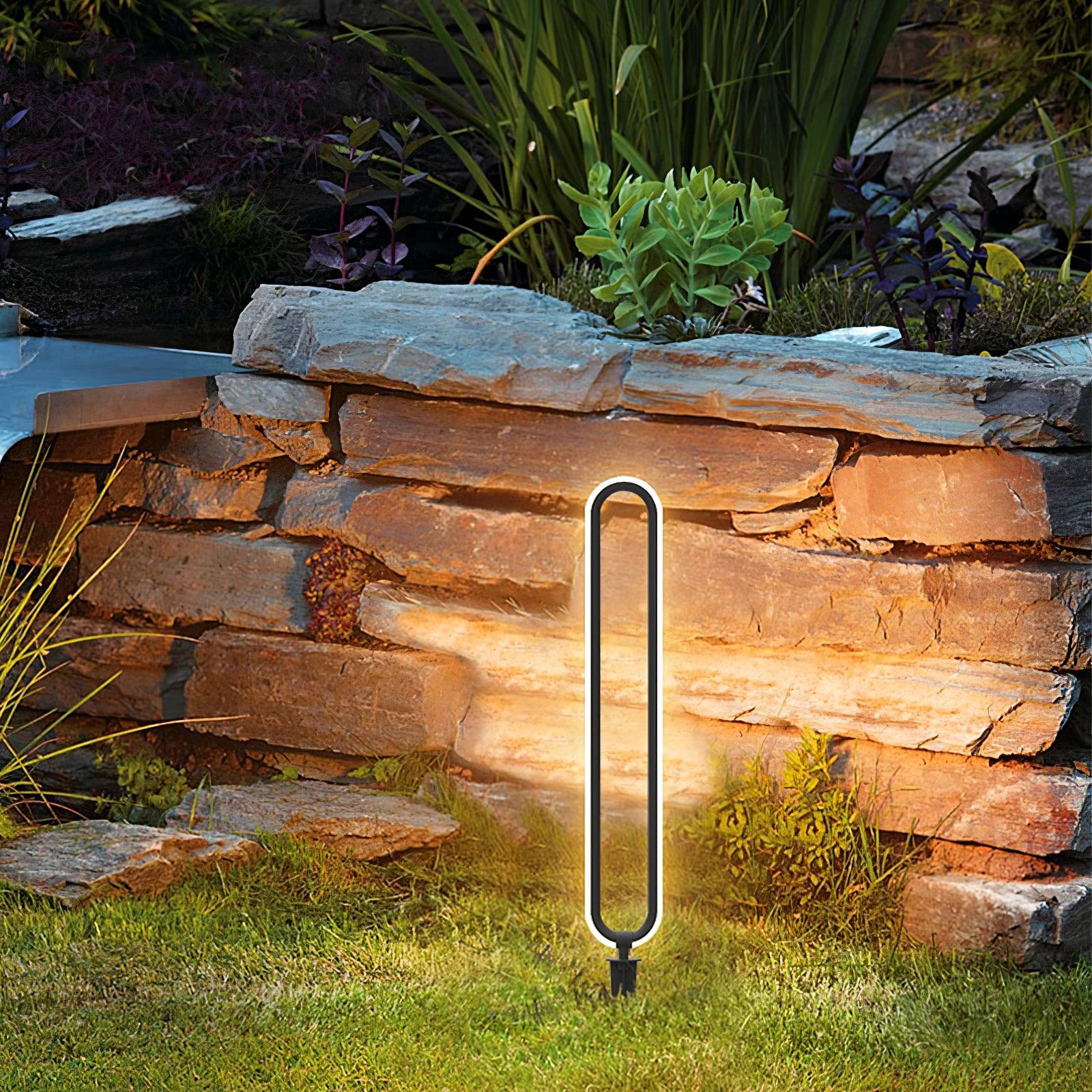 Ovalor Black Garden Outdoor Light