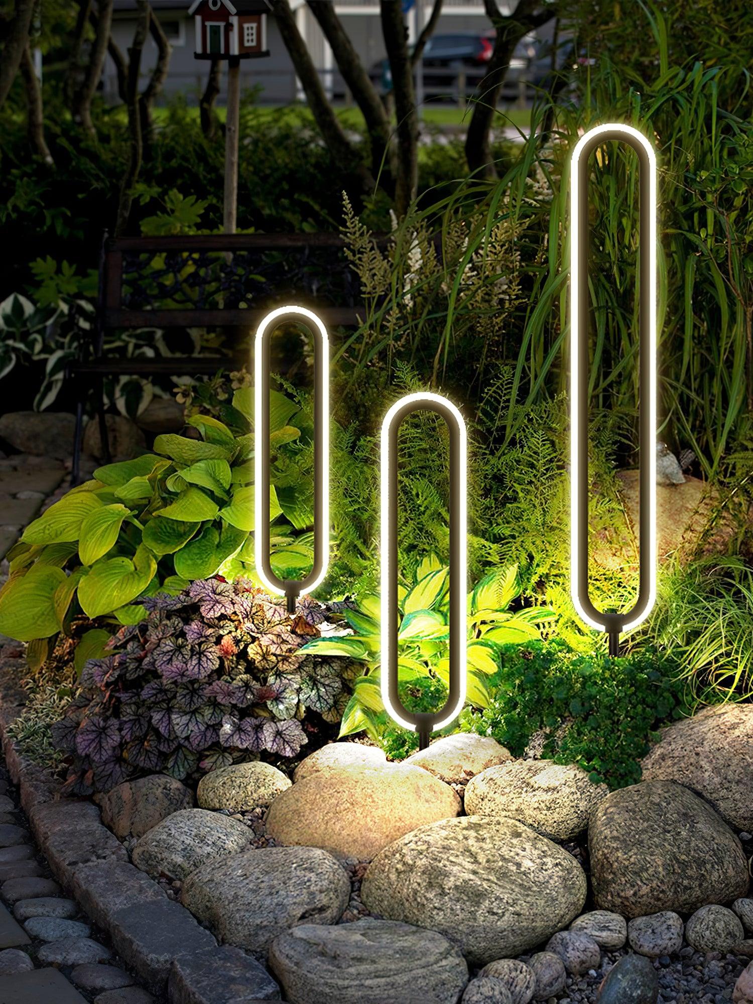 Ovalor Black Garden Outdoor Light