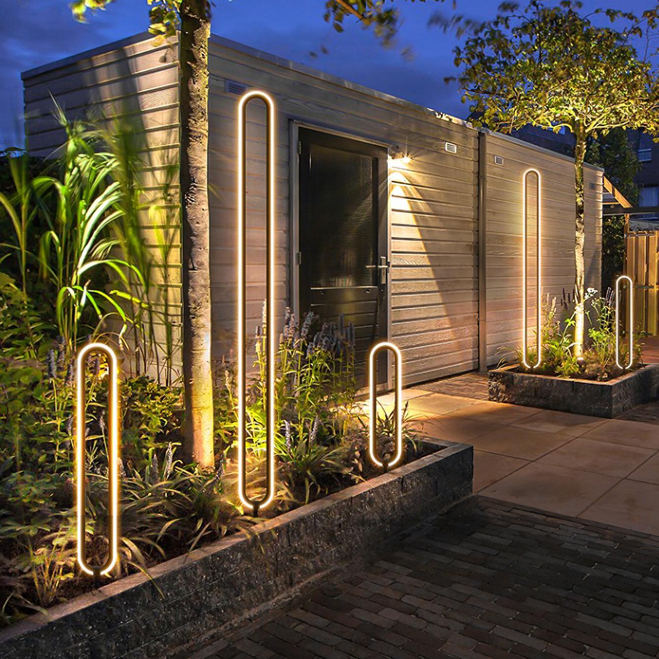 Ovalor Black Garden Outdoor Light