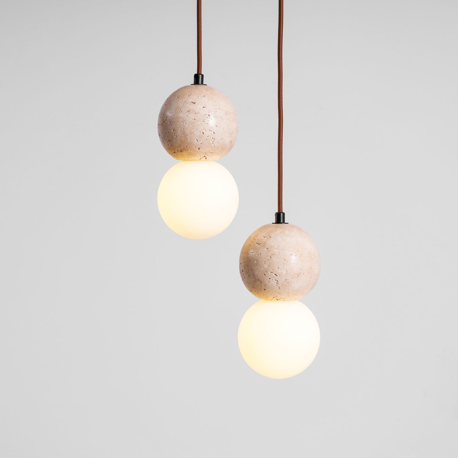 Beauview Travertine Pendant Light
