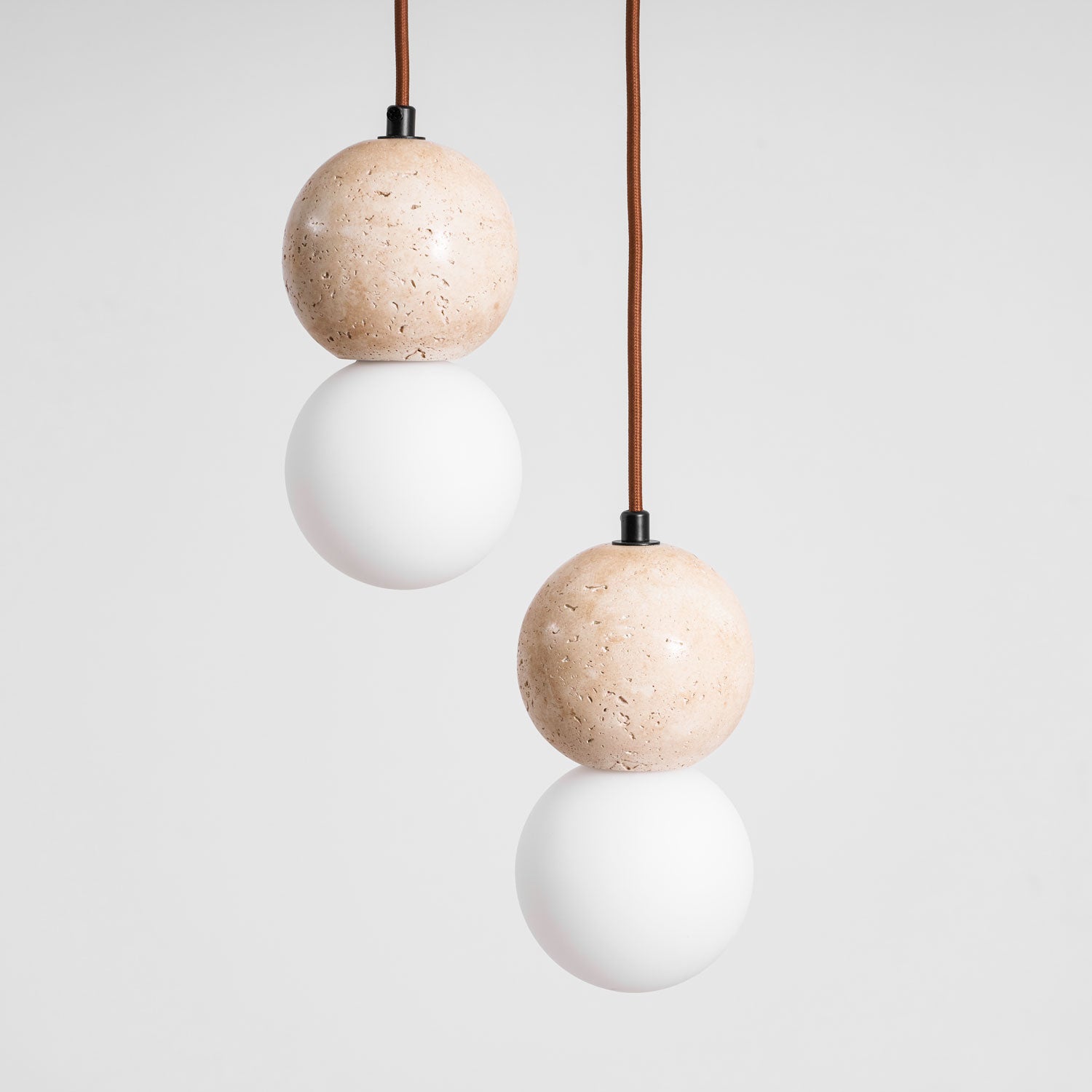 Beauview Travertine Pendant Light