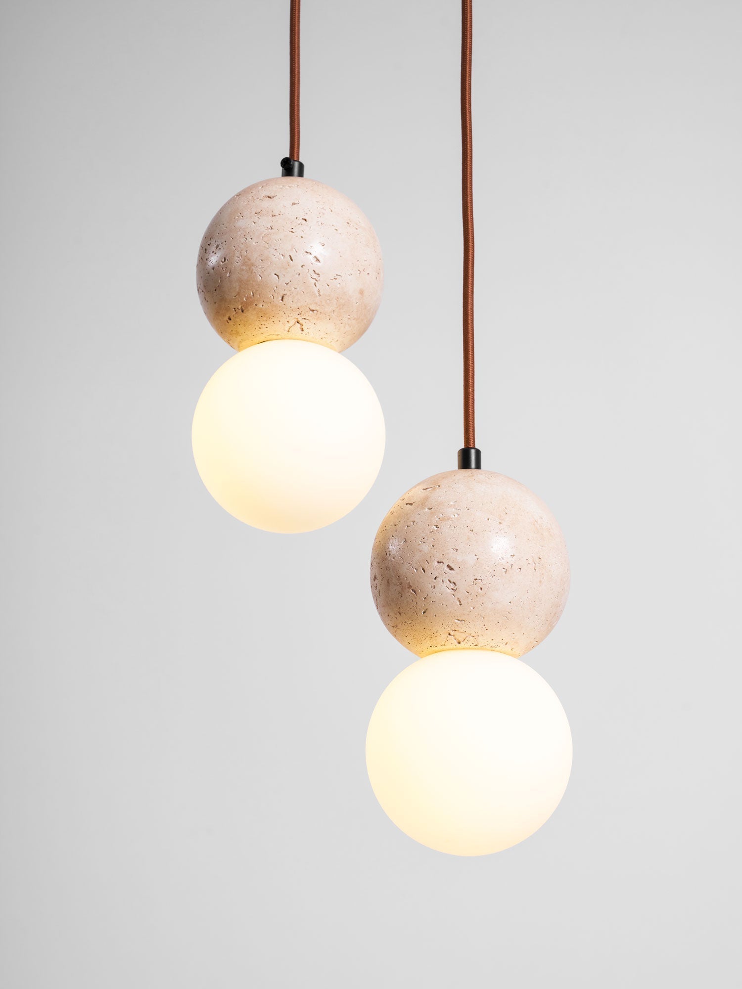 Beauview Travertine Pendant Light