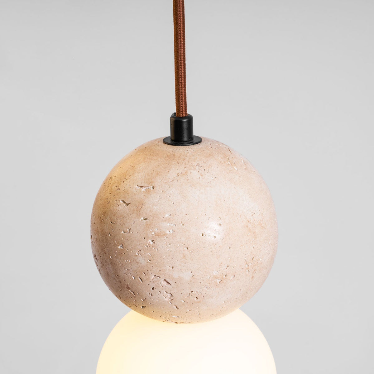 Beauview Travertine Pendant Light