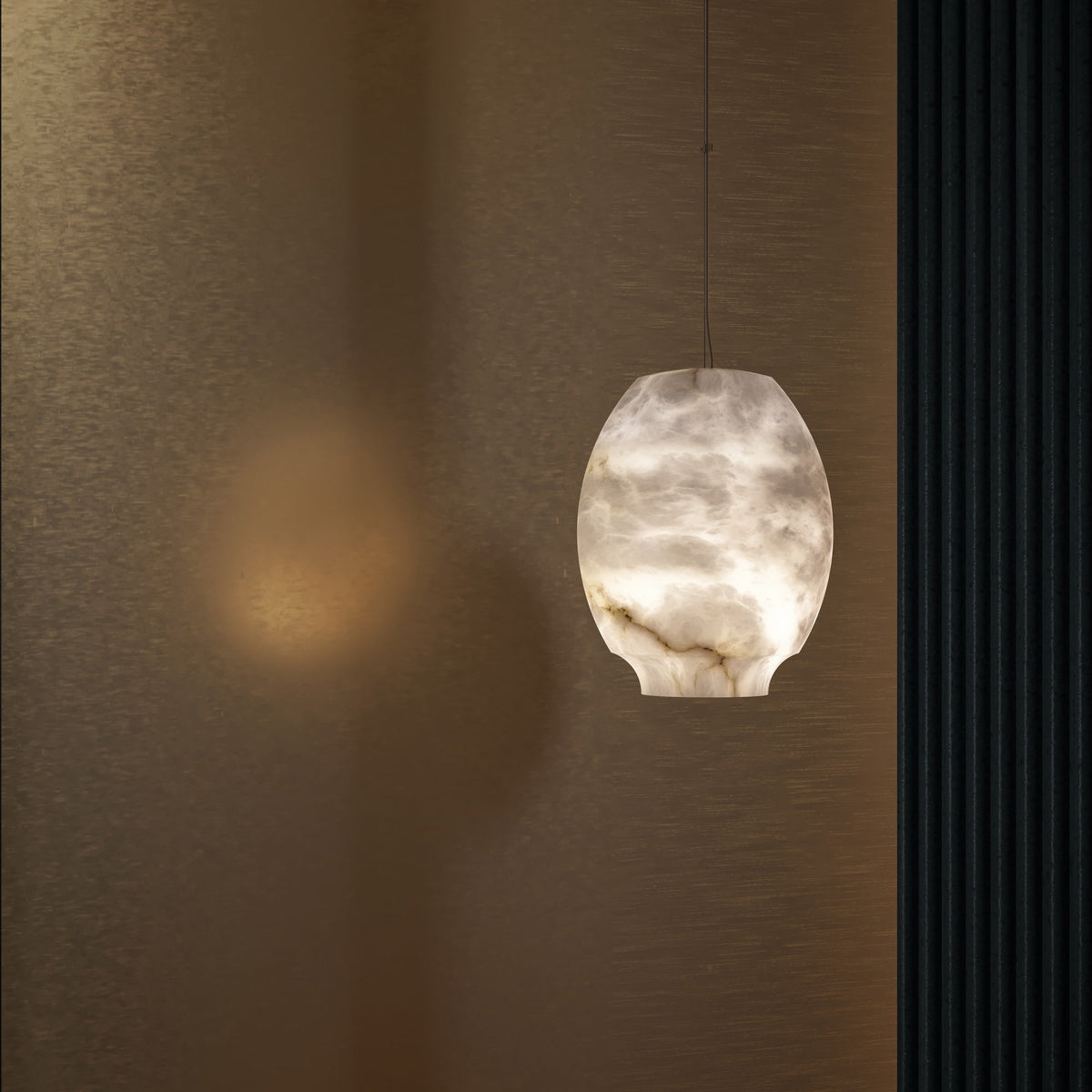 Thalia Minimalist Alabaster Pendant Light