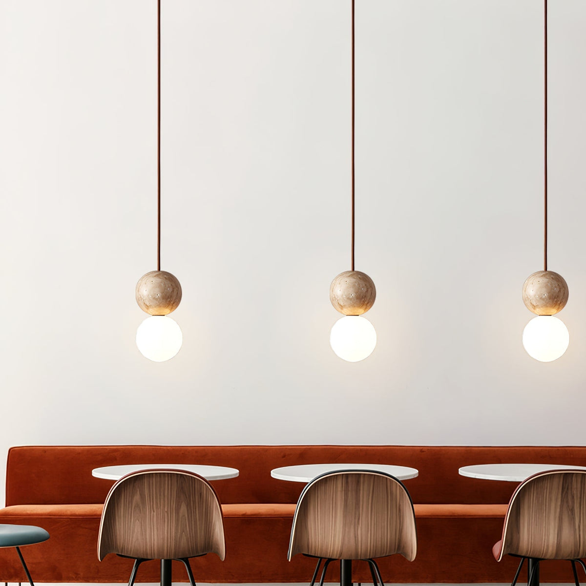 Beauview Travertine Pendant Light