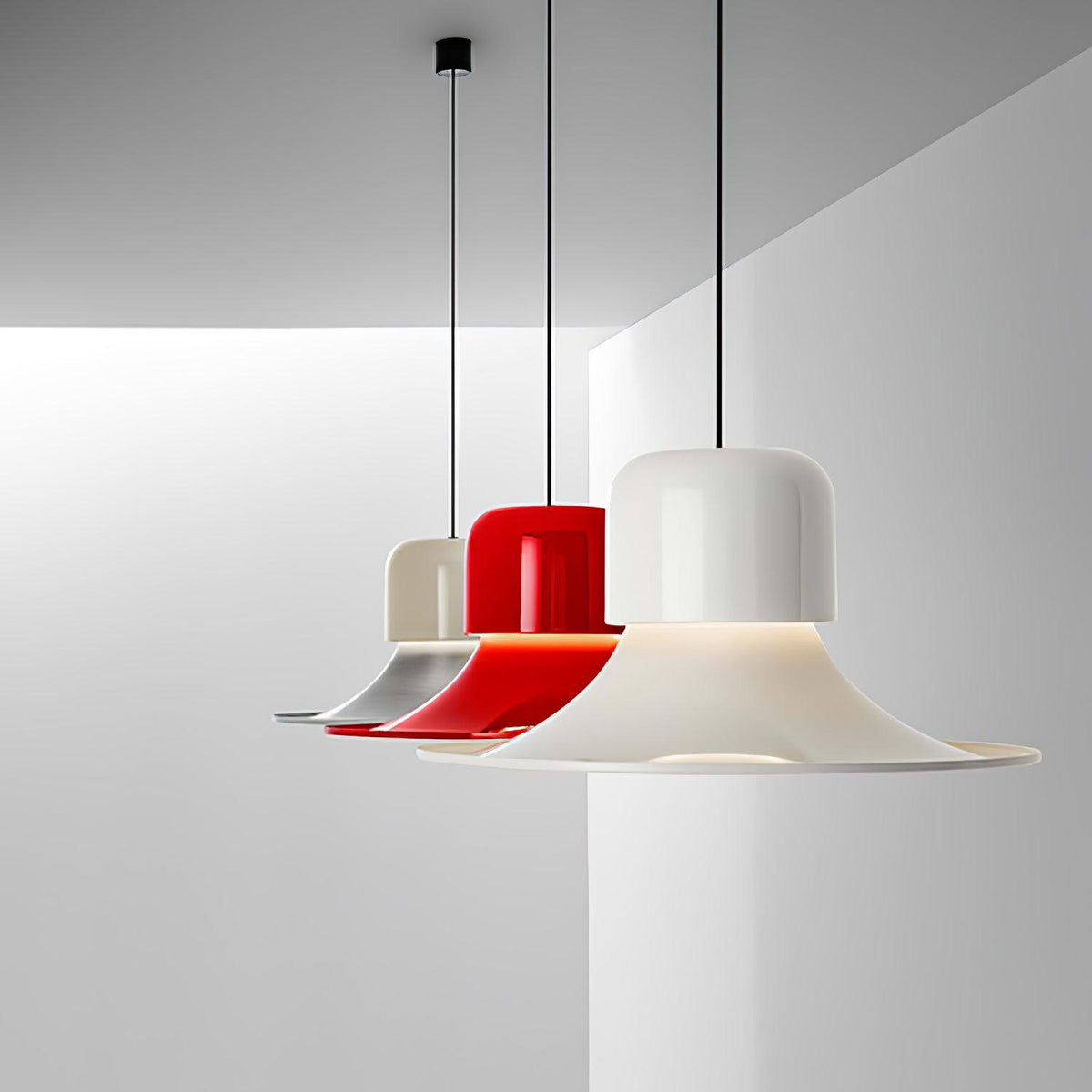 Ardisiella Pendant Light Aluminum Curved for Kitchen