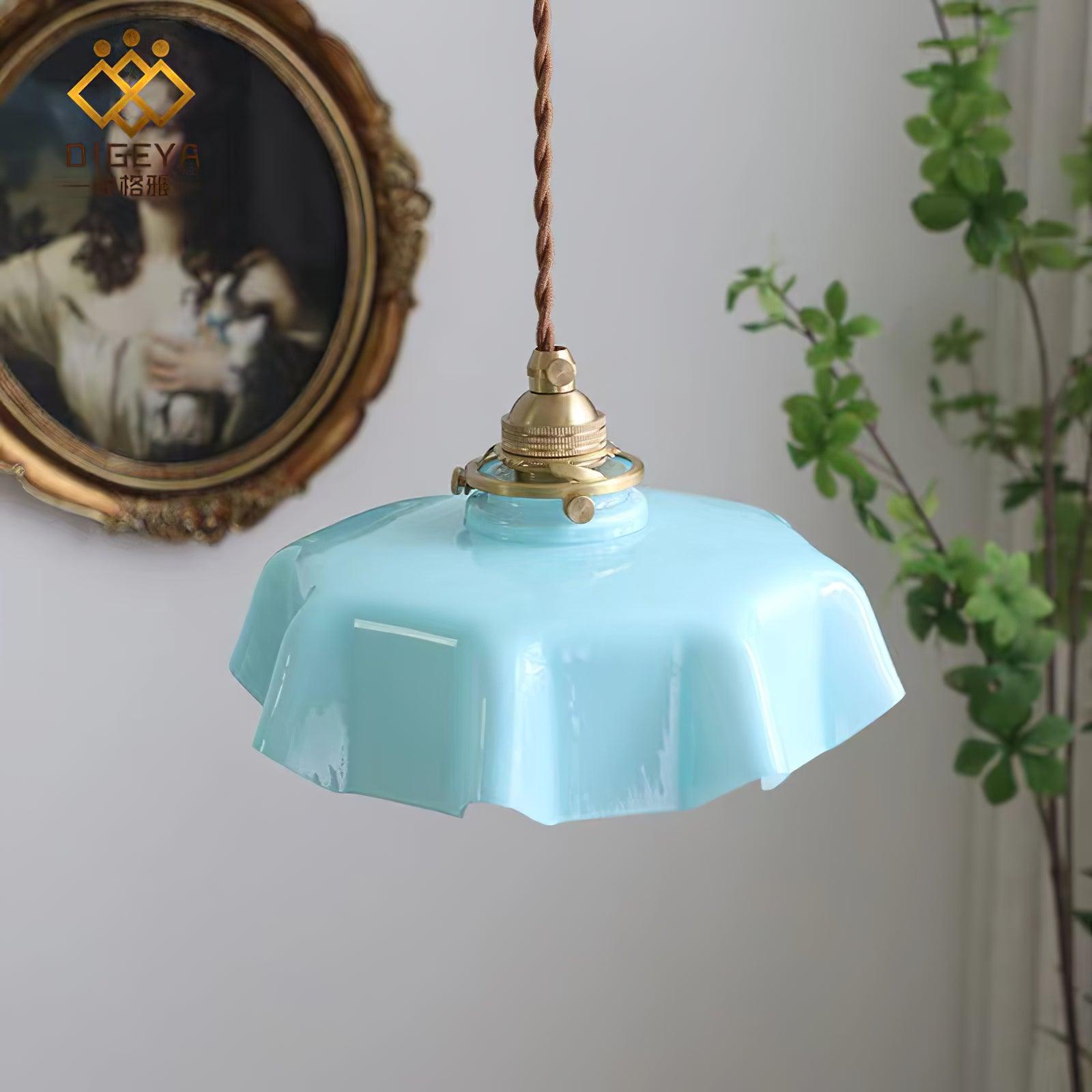 Lustra Pendant Light French Flower for Dining Room - Neutral Decor