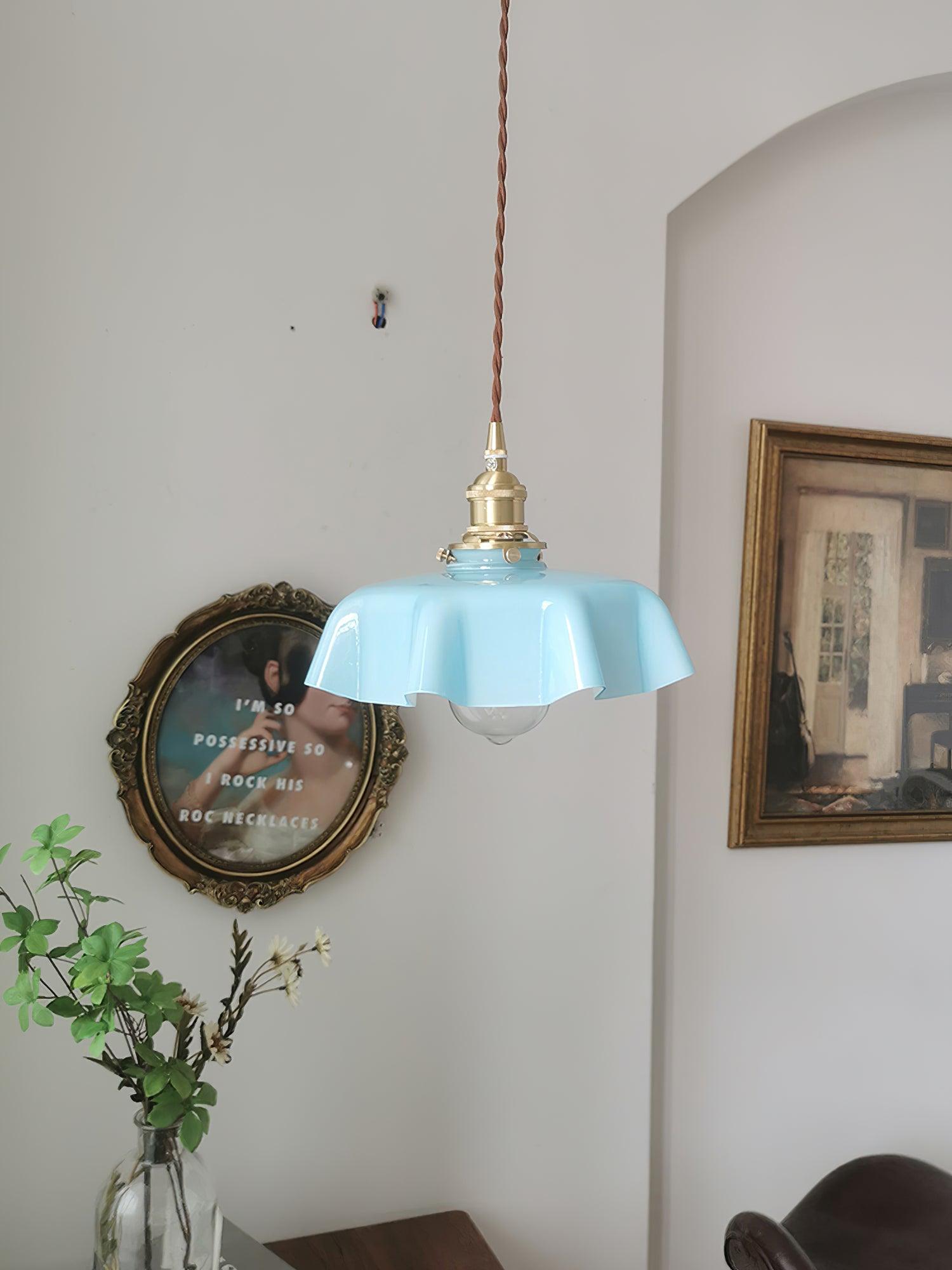 Lustra Pendant Light French Flower for Dining Room - Neutral Decor