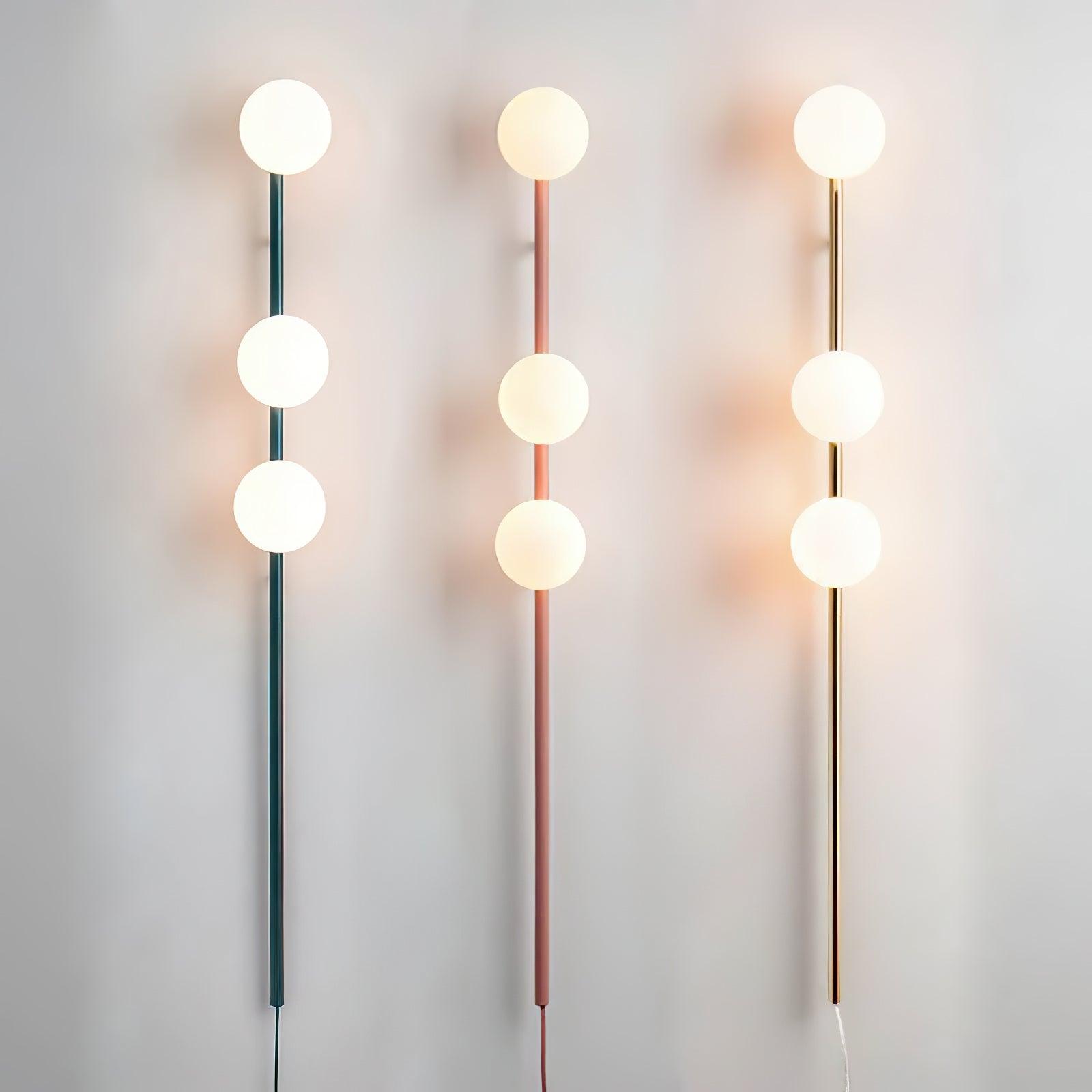 Ultheia Modern Minimalist Candied Balls Glass Wall Light