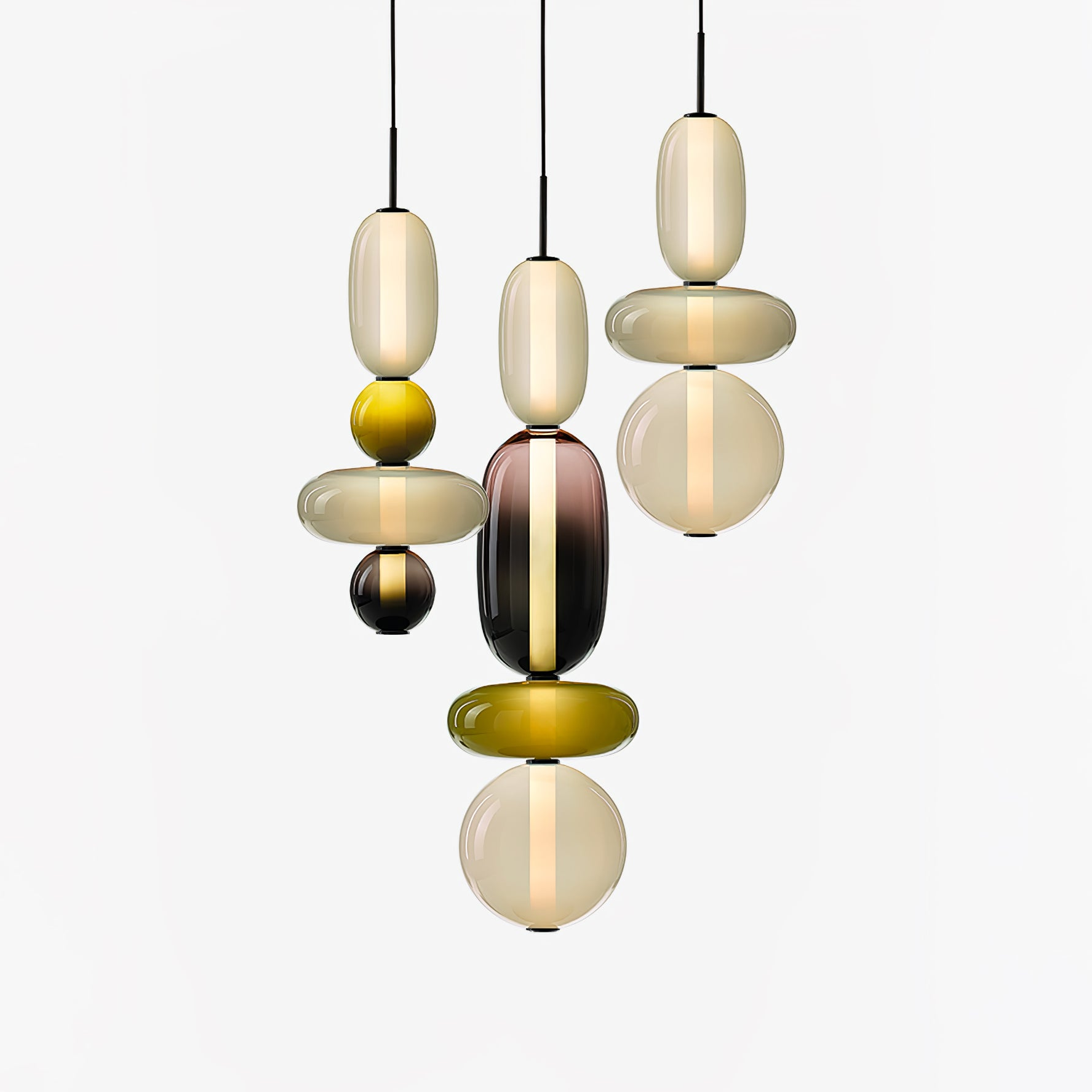 Daelen Glass Acrylic Artistic Pendant Light