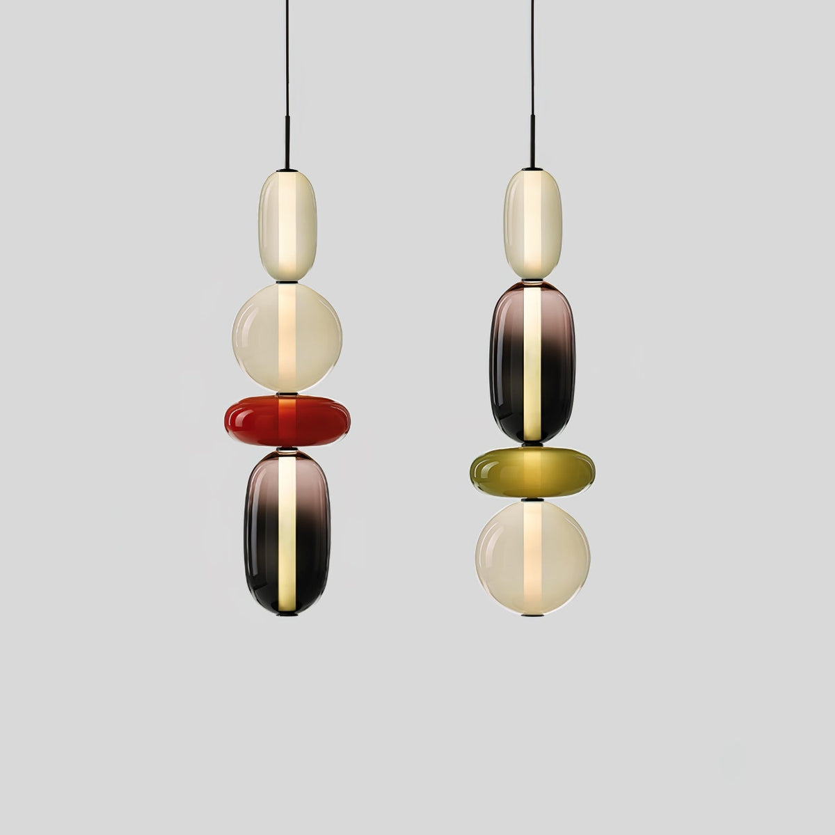 Lioraena Candied Glass Cluster Pendant Light