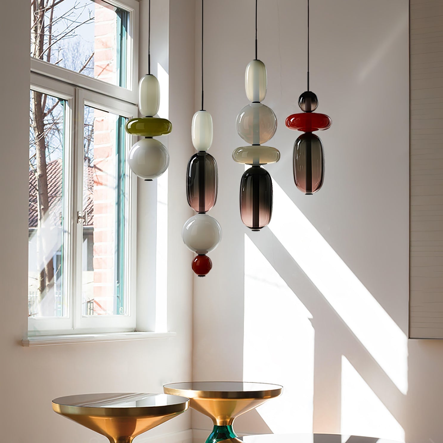 Daelen Glass Acrylic Artistic Pendant Light