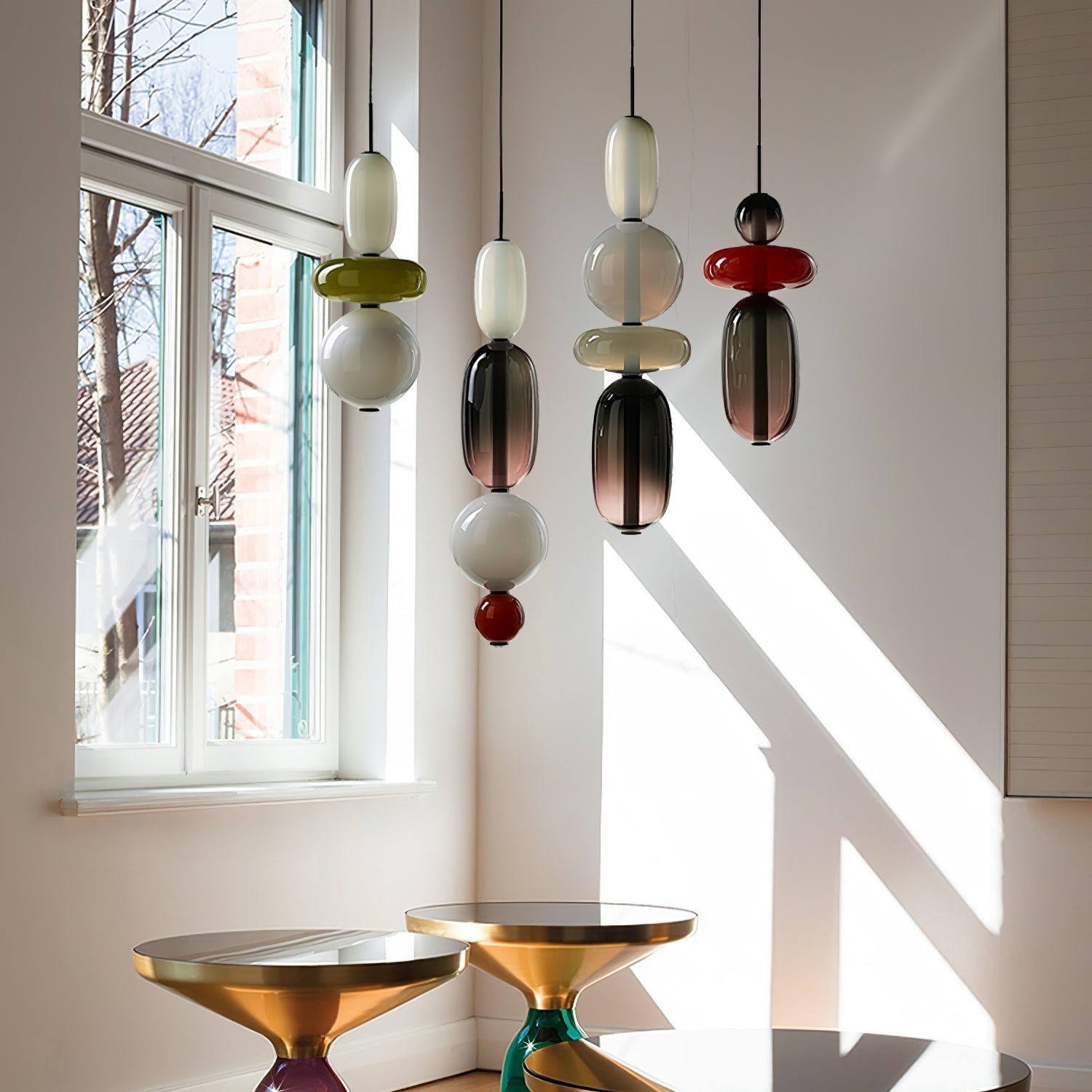 Daelen Glass Acrylic Artistic Pendant Light