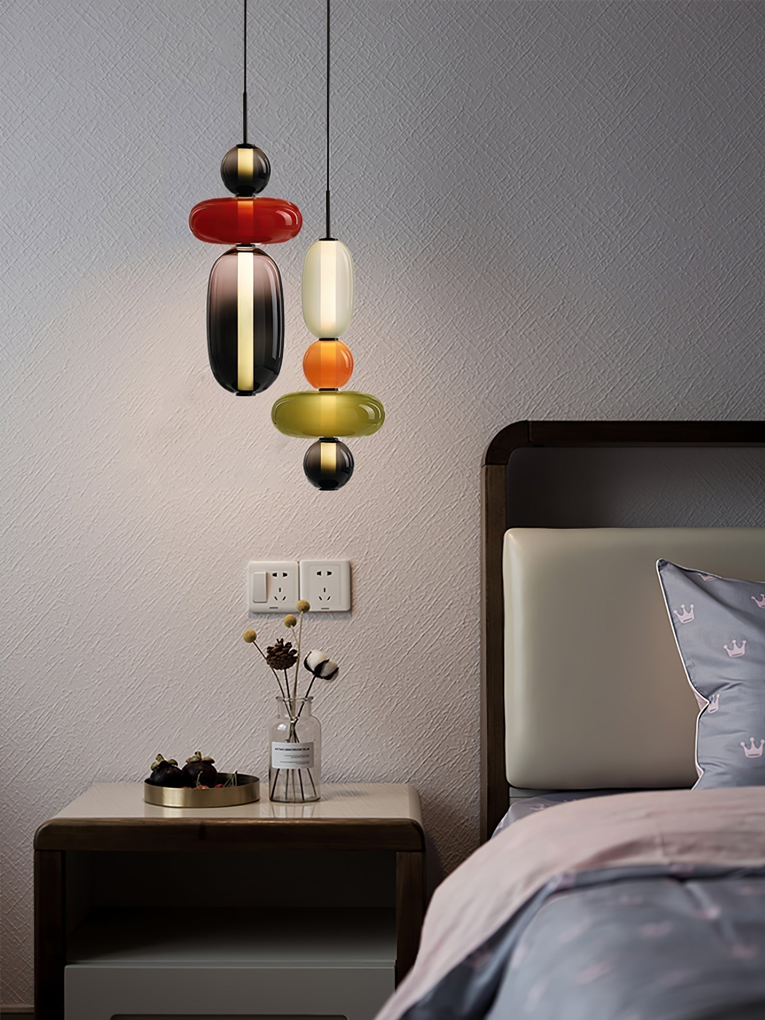 Daelen Glass Acrylic Artistic Pendant Light