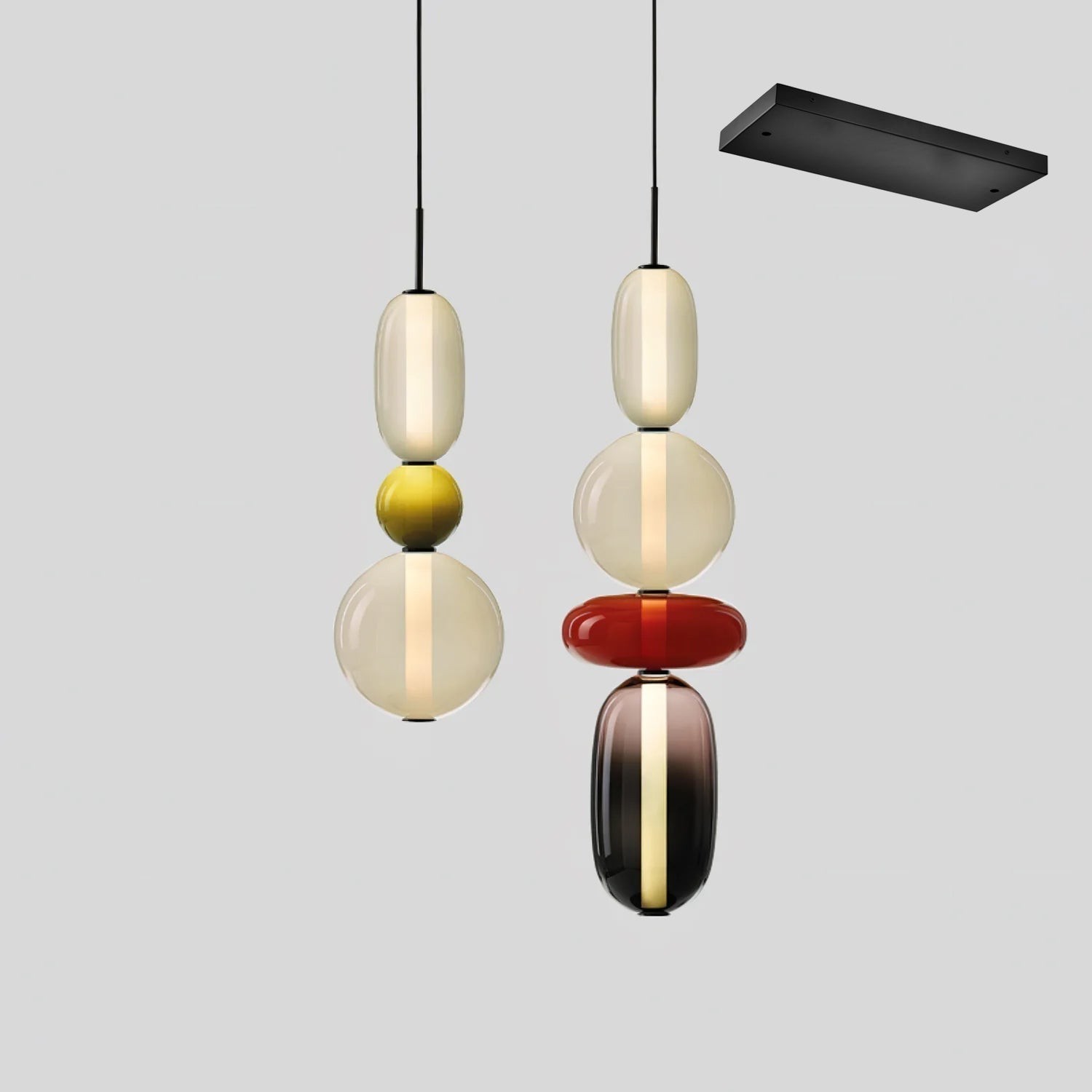 Daelen Glass Acrylic Artistic Pendant Light