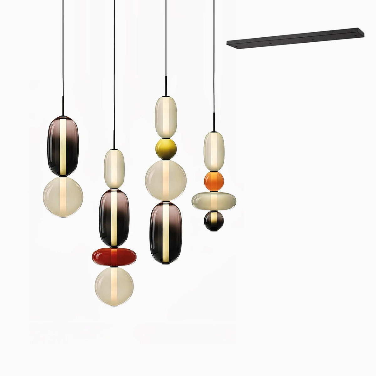 Daelen Glass Acrylic Artistic Pendant Light