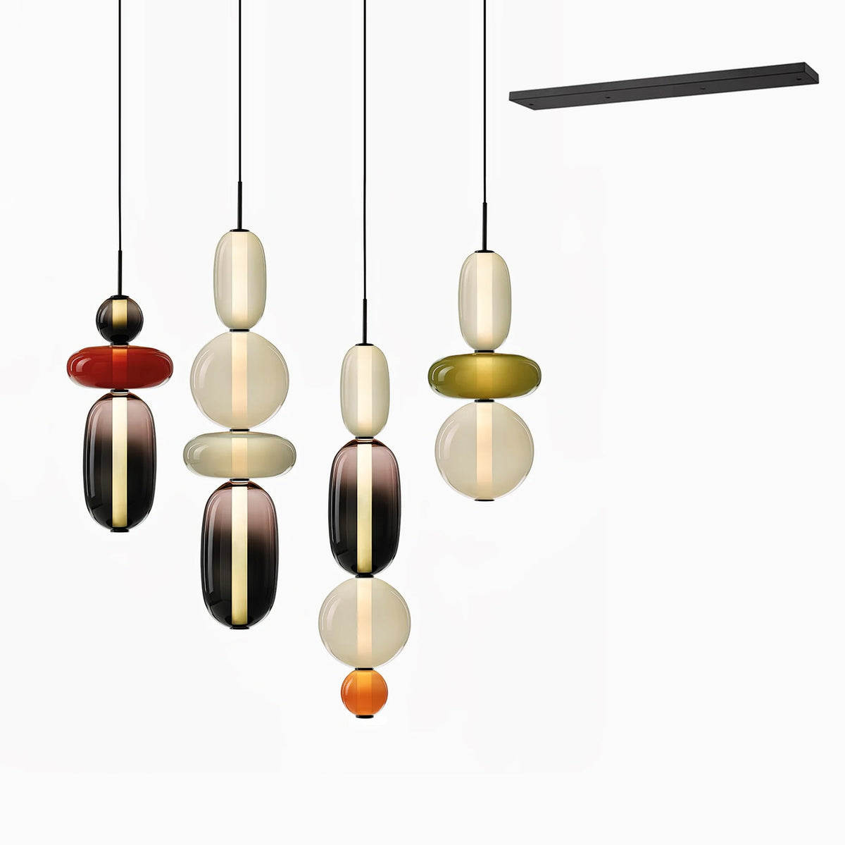 Daelen Glass Acrylic Artistic Pendant Light