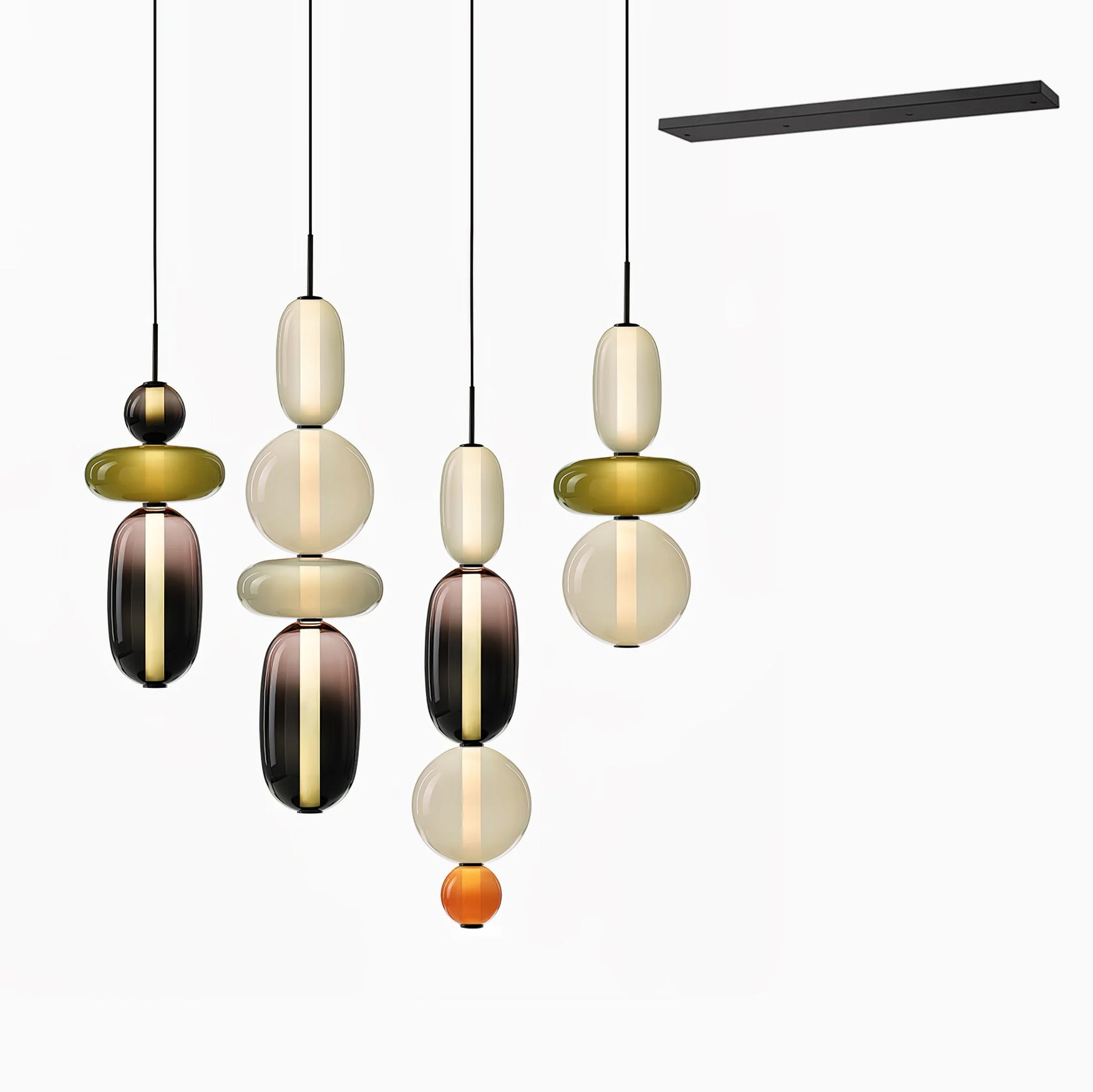 Daelen Glass Acrylic Artistic Pendant Light