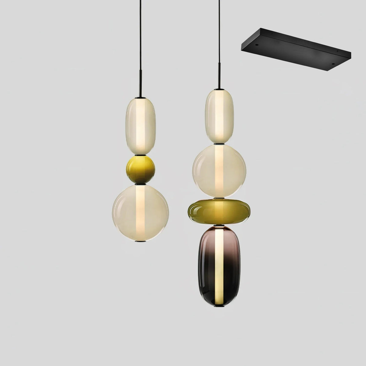 Daelen Glass Acrylic Artistic Pendant Light