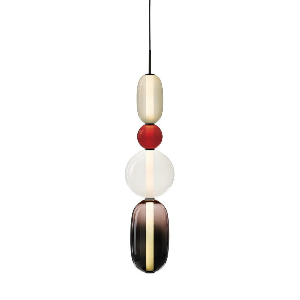 Zodore Premium Art Stained Glass Pendant Lamp - Neutral Decor