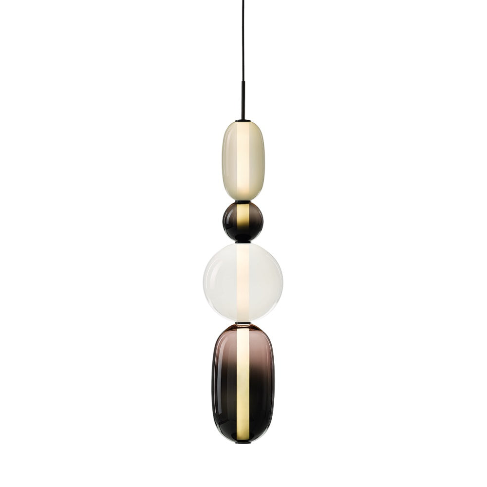 Zodore Premium Art Stained Glass Pendant Lamp