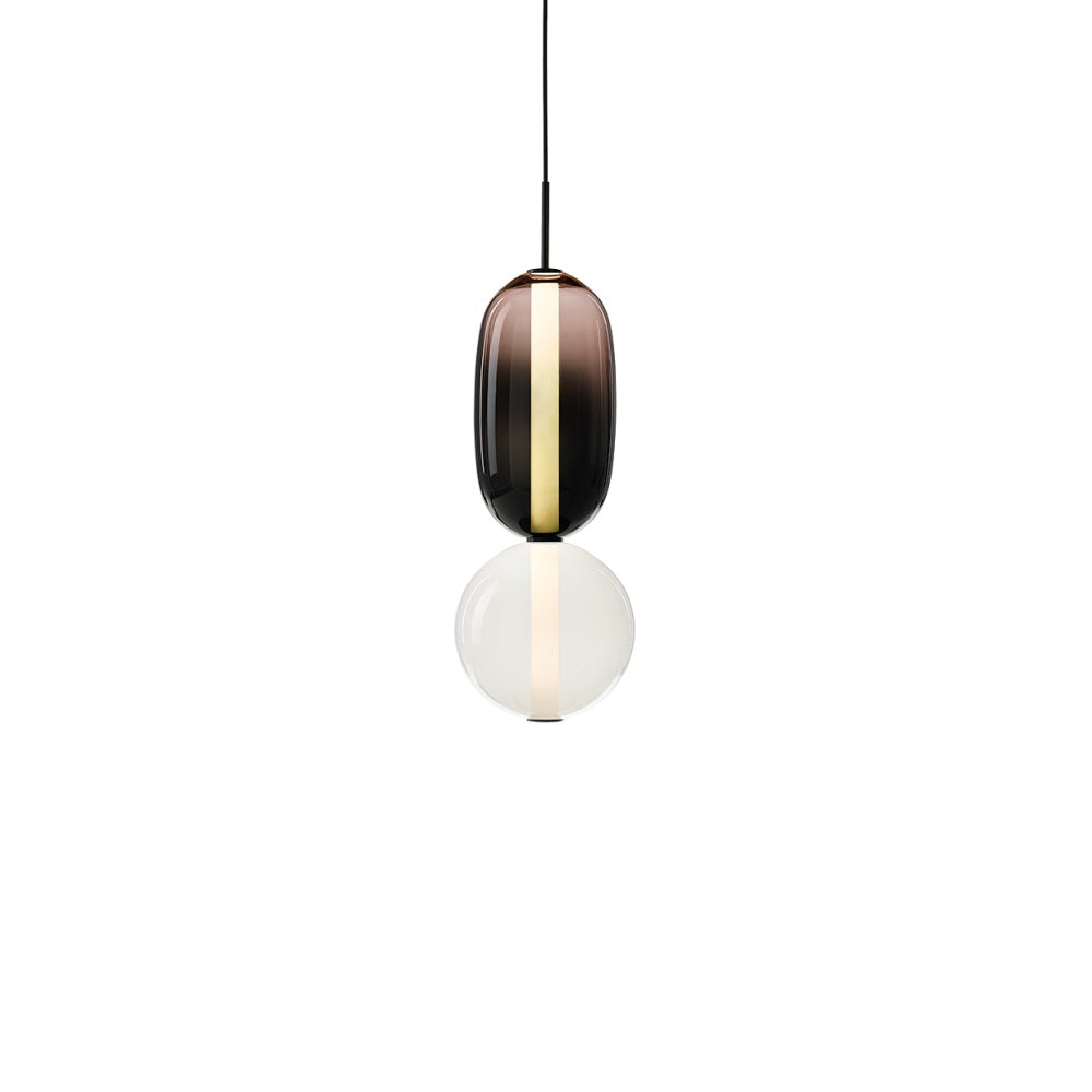 Zodore Premium Art Stained Glass Pendant Lamp